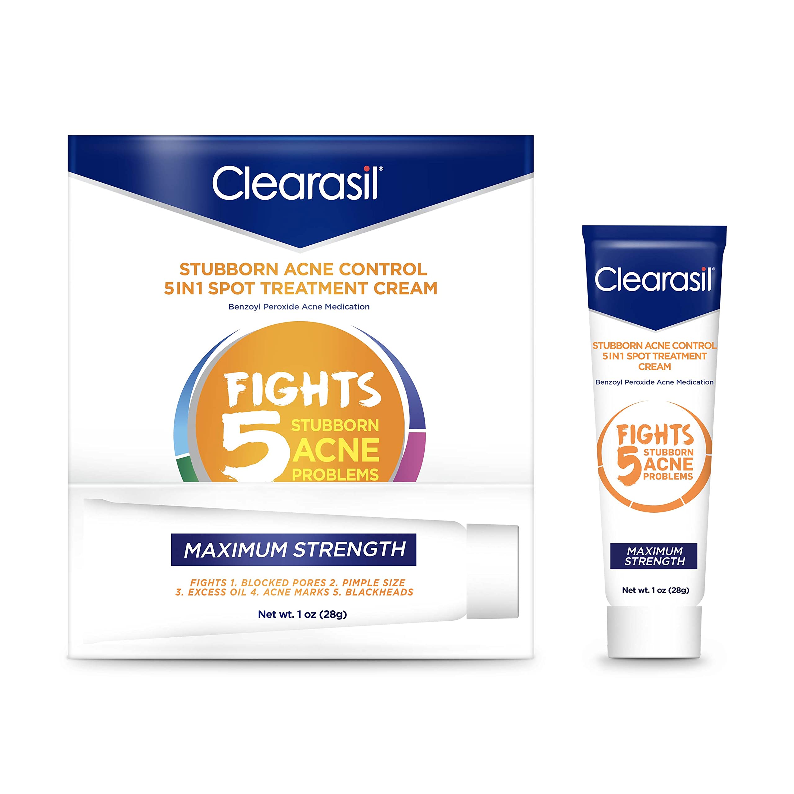 Crema De Tratamiento Localizado Clearasil Stubborn Acne Control - Venta Internacional.