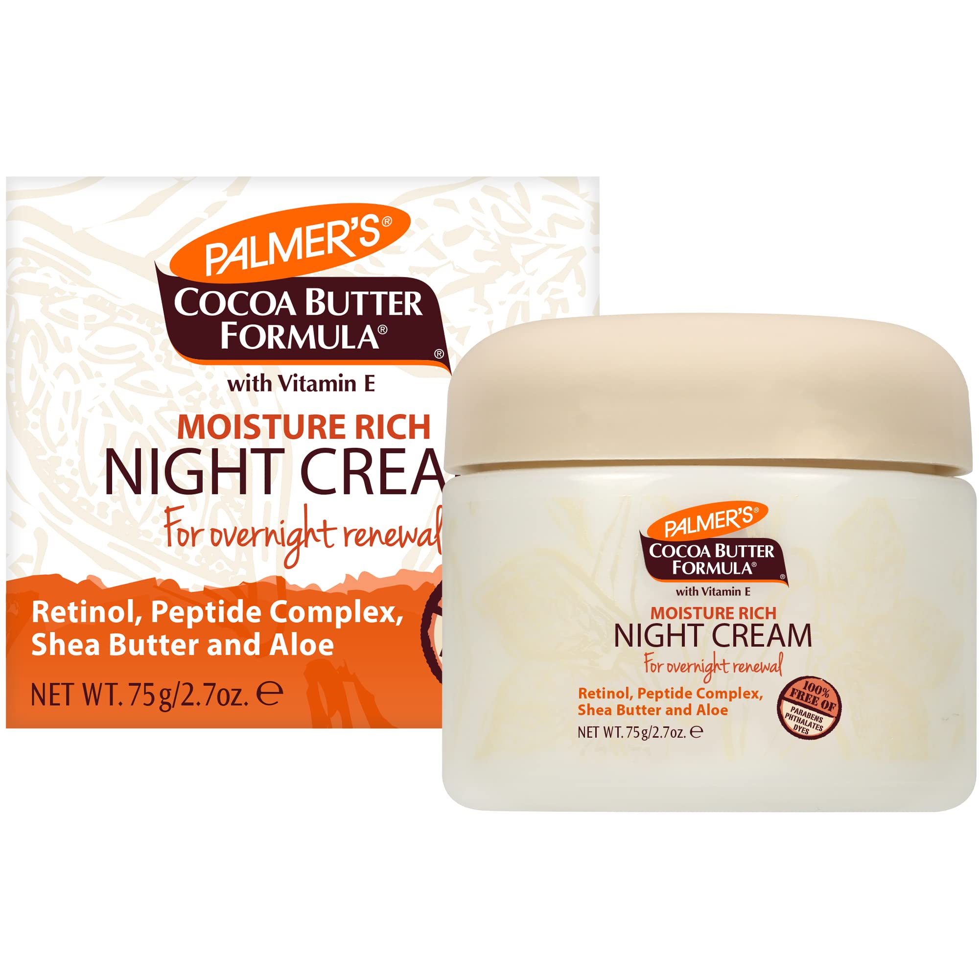 Crema De Noche Palmer's Con Manteca De Cacao, 80 Ml, Rica En Humedad - Venta Internacional.