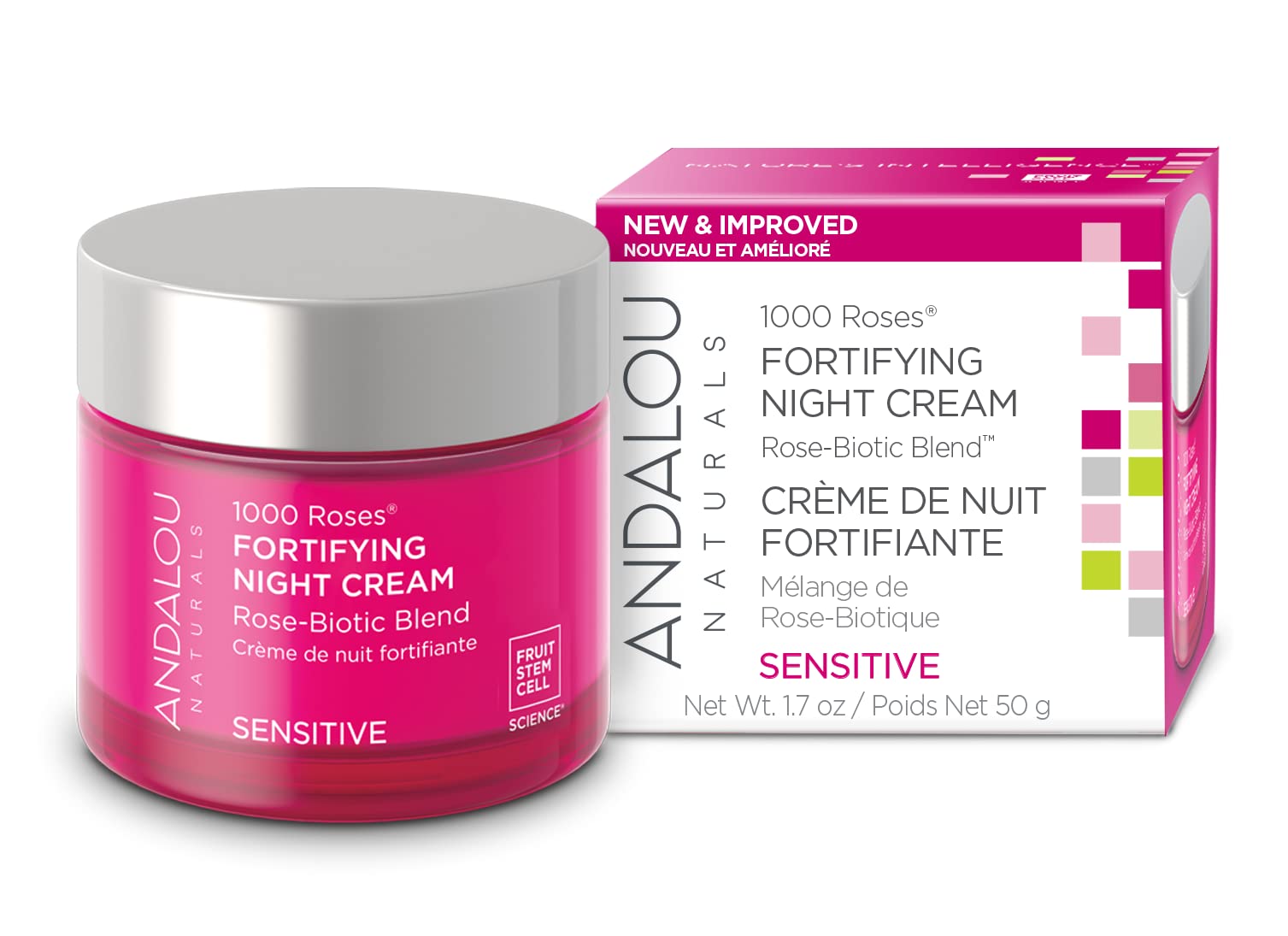 Foto 2 pulgar | Crema De Noche Andalou Naturals 1000 Roses  Fortificante 30 Ml - Venta Internacional.