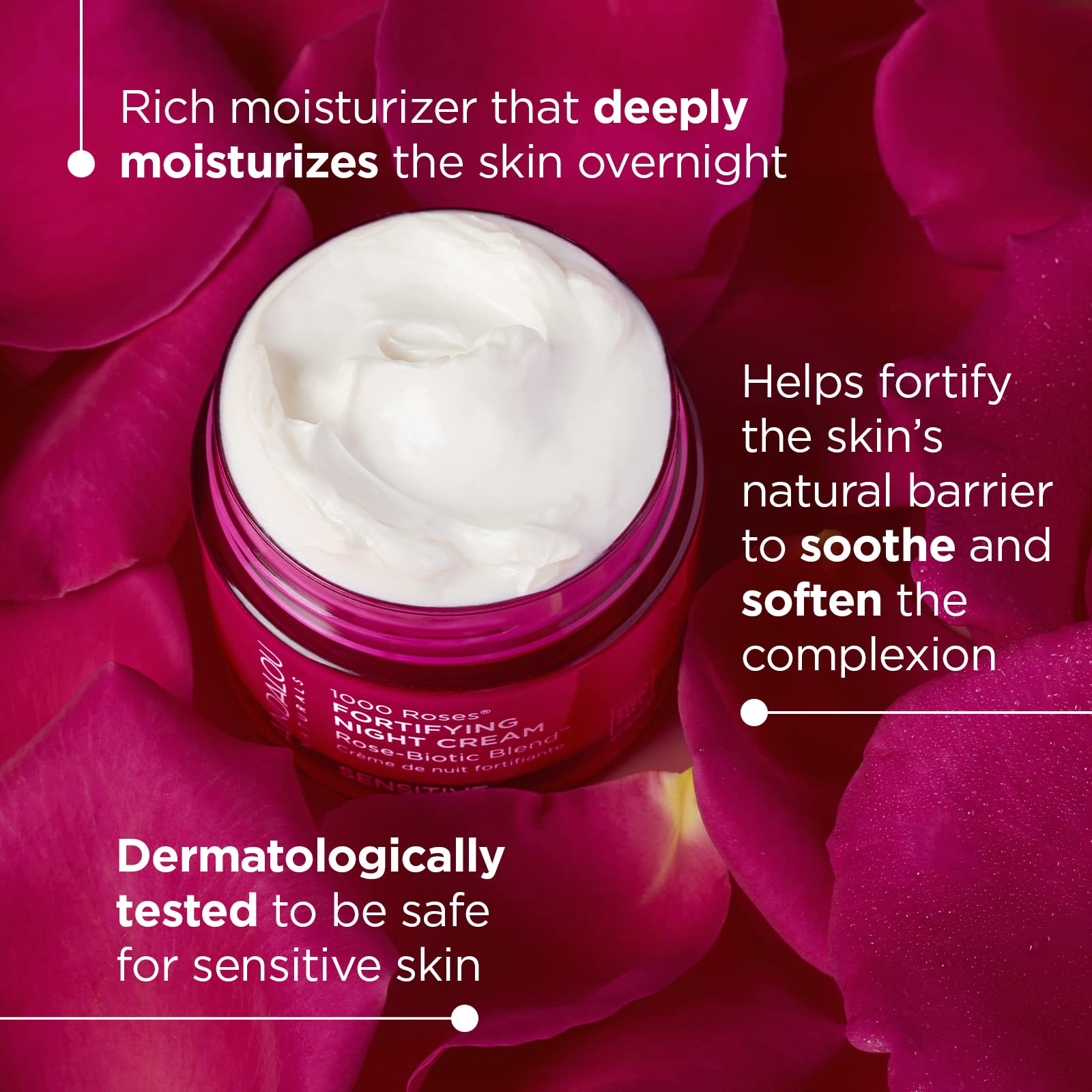 Foto 3 pulgar | Crema De Noche Andalou Naturals 1000 Roses  Fortificante 30 Ml - Venta Internacional.