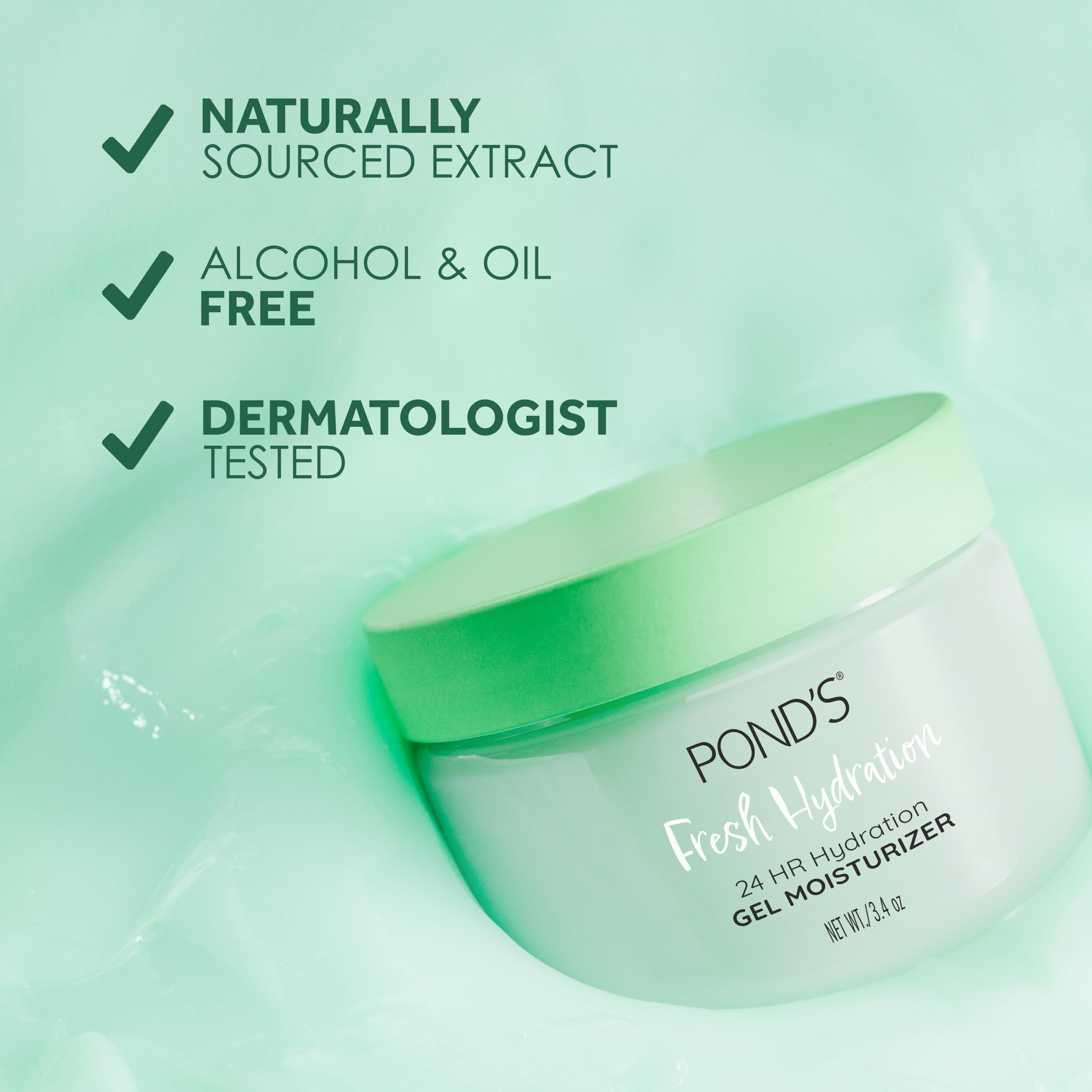 Foto 3 | Gel Hidratante Pond's Con Extracto De Aloe Y Vitamina B3, 100 Ml - Venta Internacional.