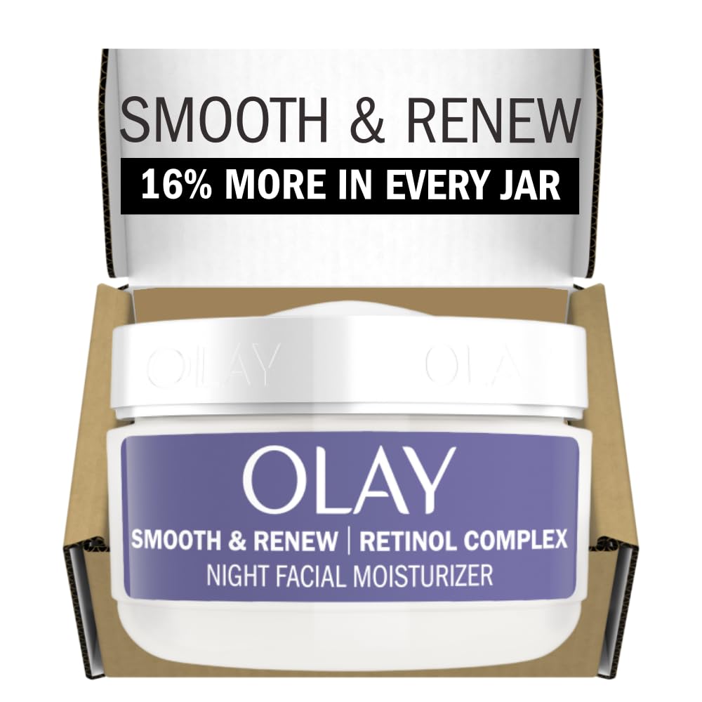 Foto 2 pulgar | Crema De Noche Hidratante Olay Smooth & Renew Retinol 60 Ml - Venta Internacional.