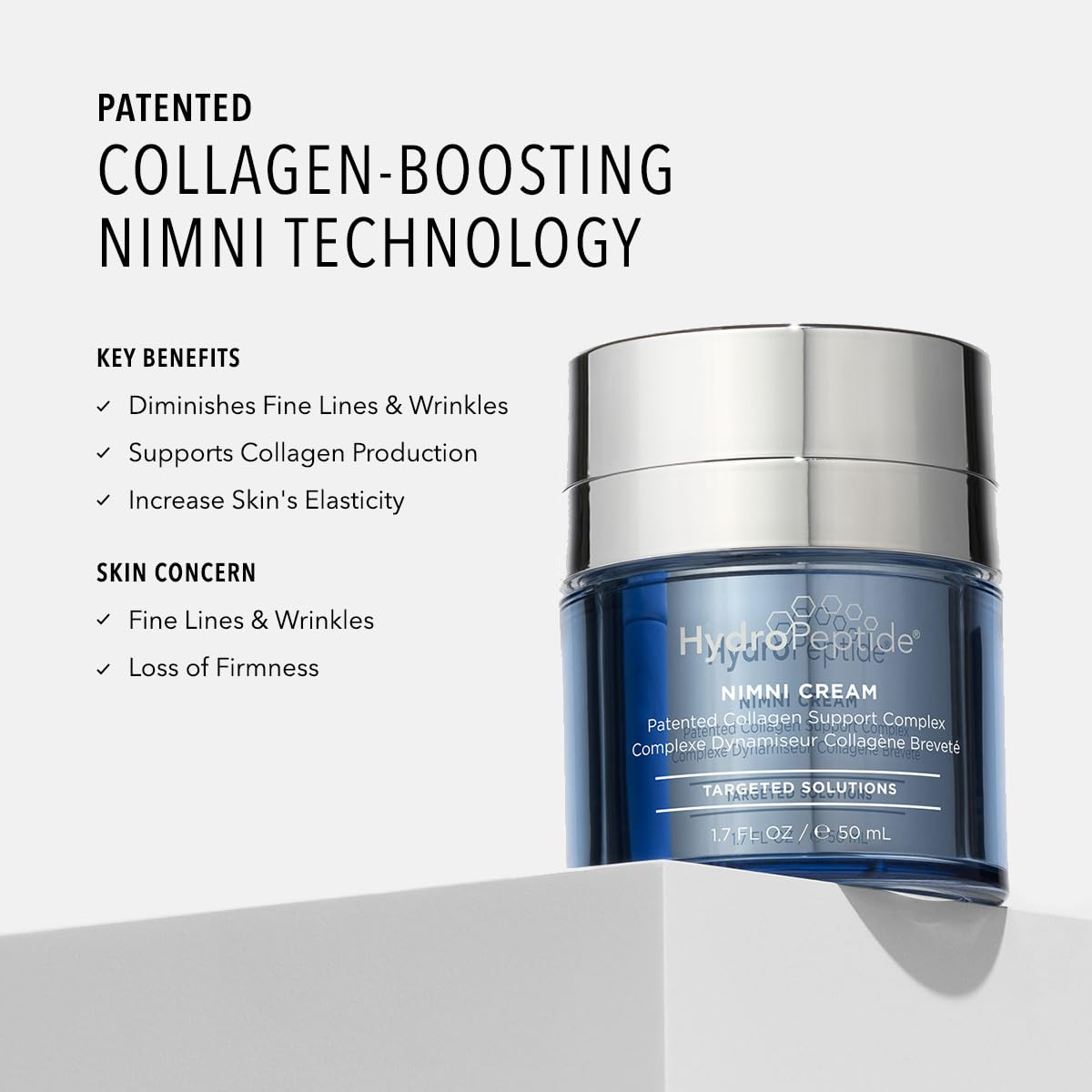 Foto 2 | Crema Facial Hydropeptide Nimni Con Colágeno Patentado 50 Ml - Venta Internacional.