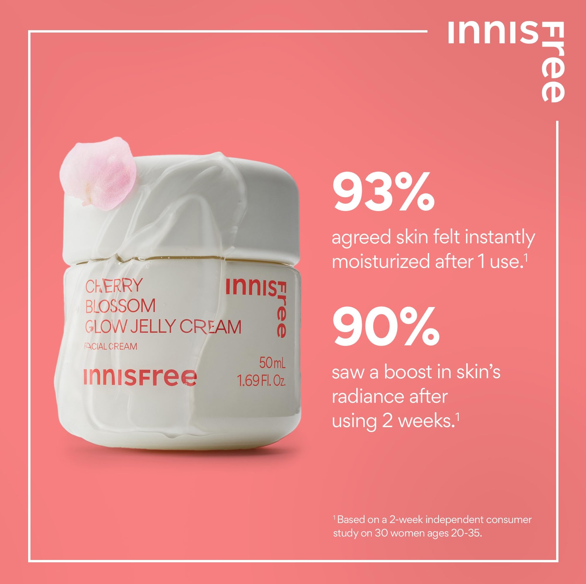 Foto 4 | Crema Hidratante Sin Gel Cherry Blossom Glow, 50 Ml - Venta Internacional.