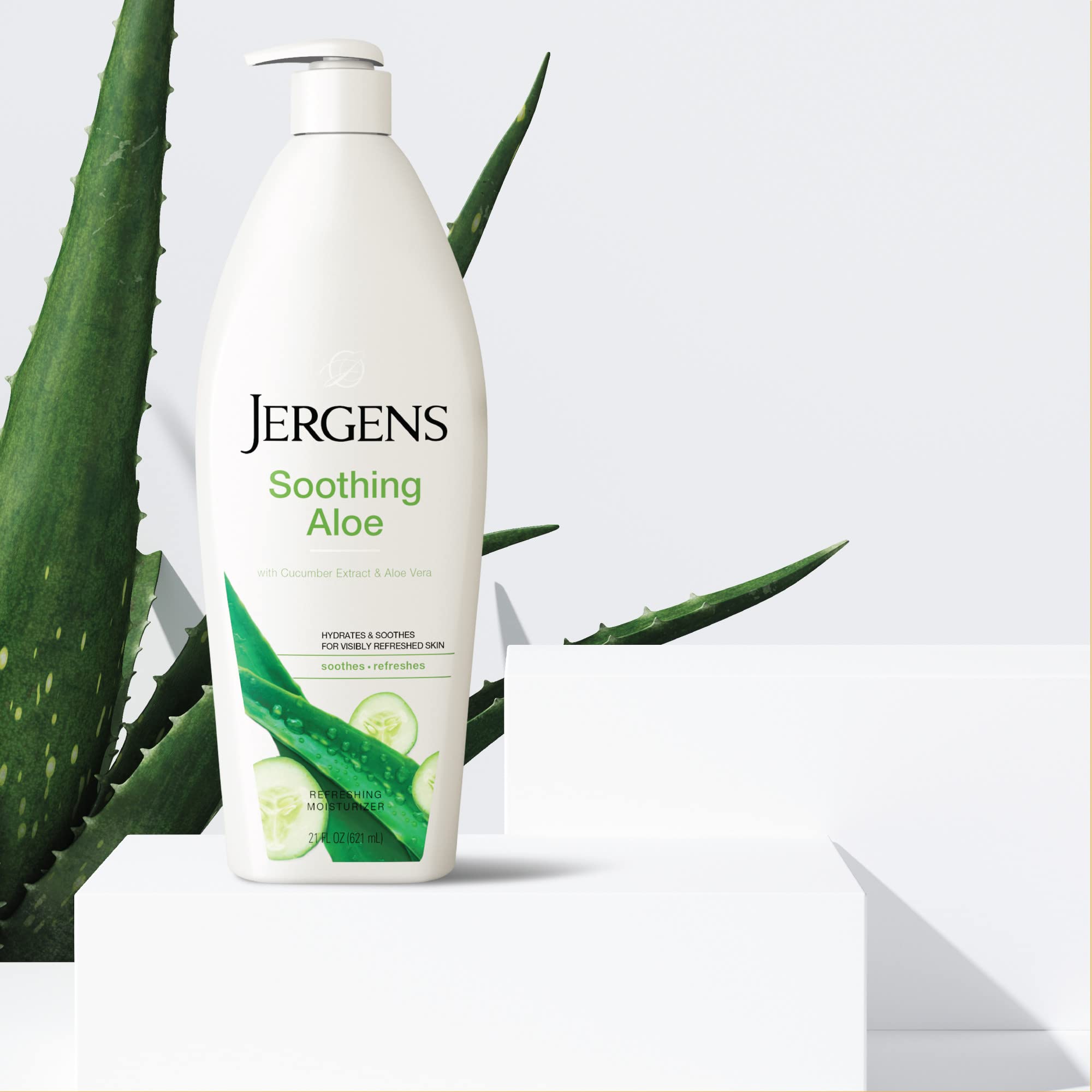 Foto 8 pulgar | Loción Corporal Jergens Soothing Aloe Refreshing 620 Ml (paquete De 2) - Venta Internacional.