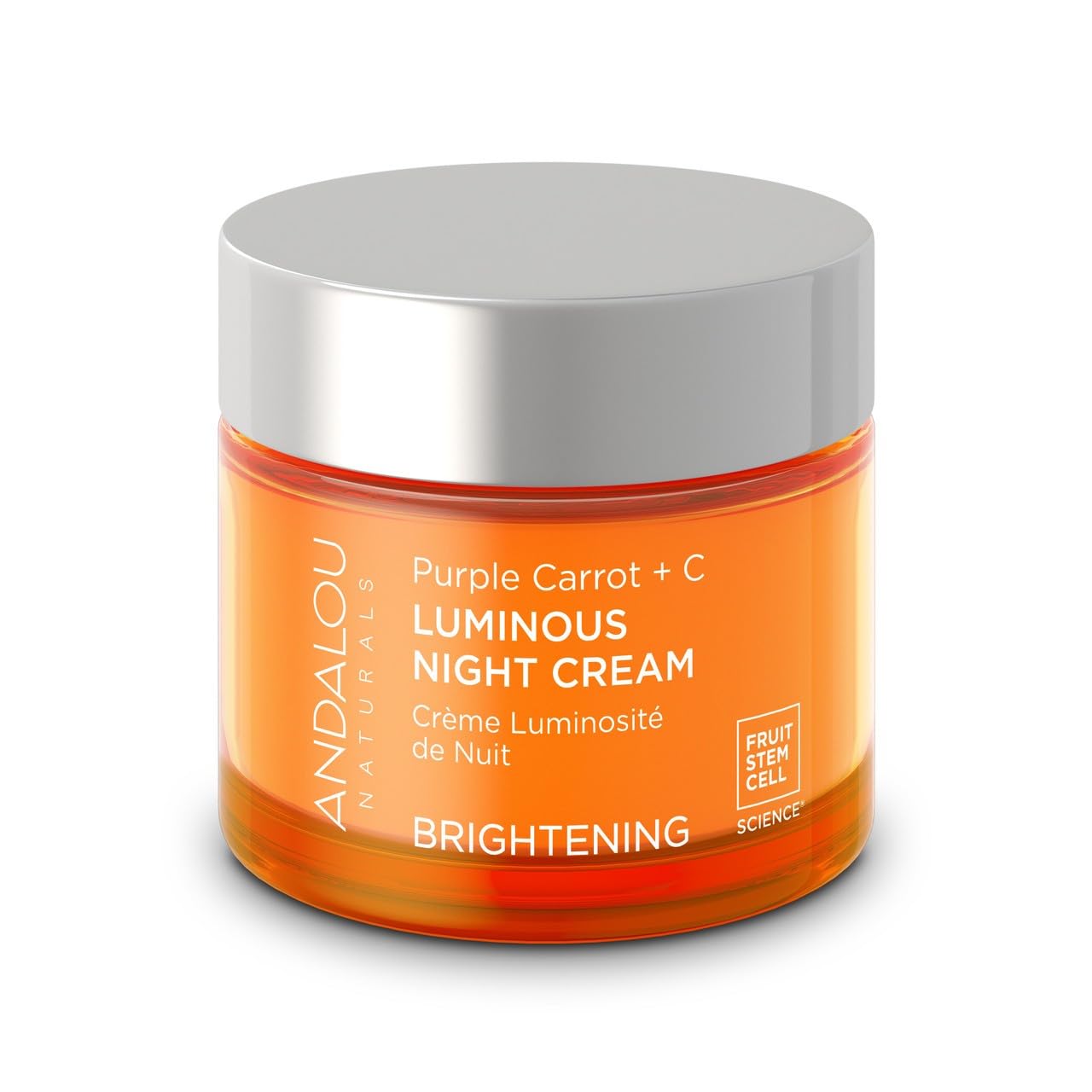 Crema De Noche Andalou Natural Purple Carrot + C Luminous 50 Ml - Venta Internacional.