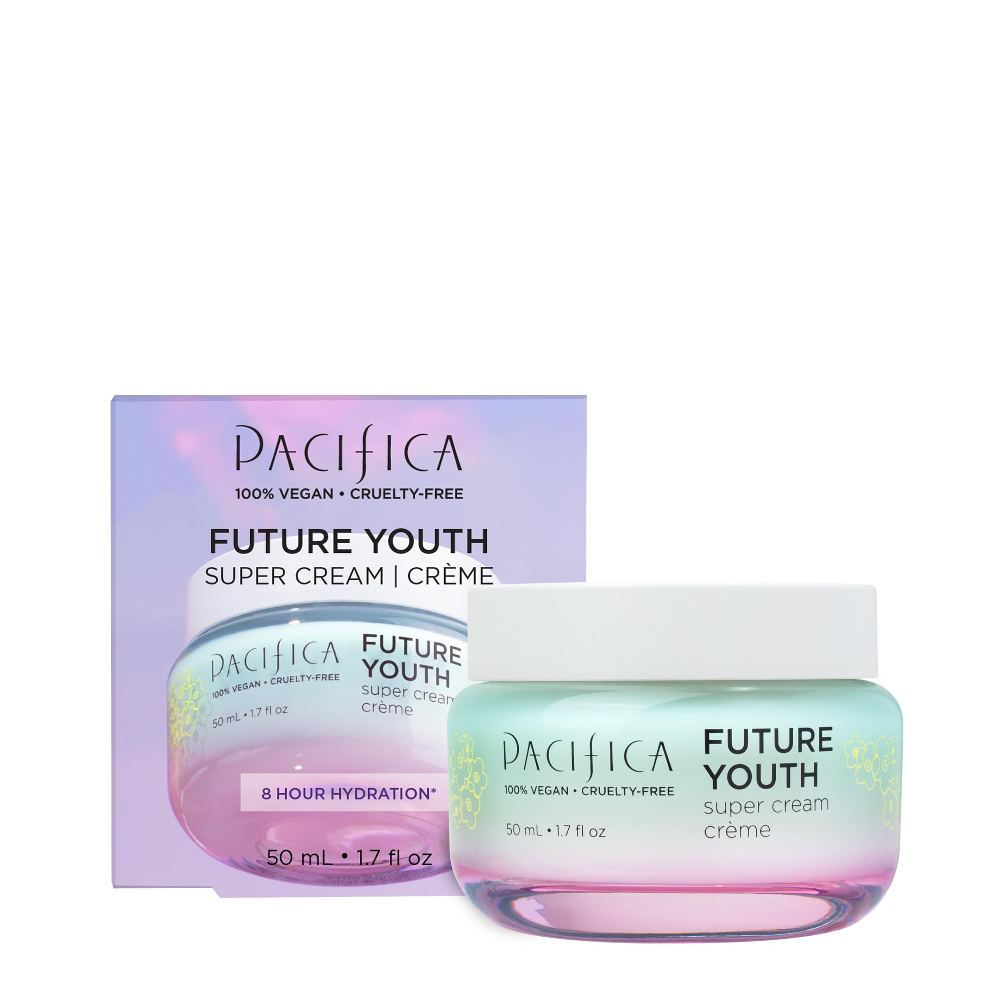 Crema Hidratante Pacifica Beauty Future Youth Super Cream, 50 Ml - Venta Internacional.