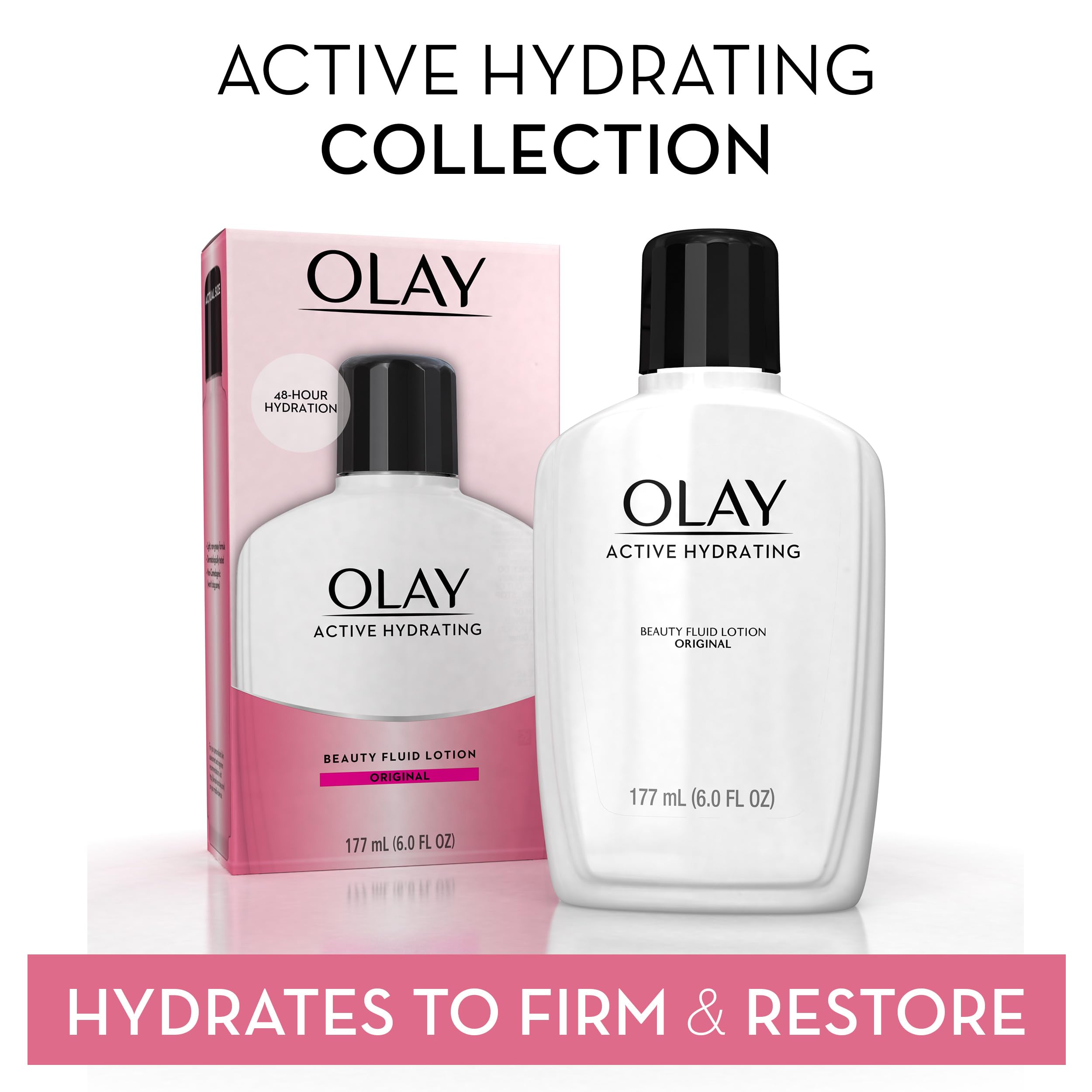 Foto 3 pulgar | Loción Fluida Hidratante De Belleza Olay Active, 120 Ml X 2 - Venta Internacional.
