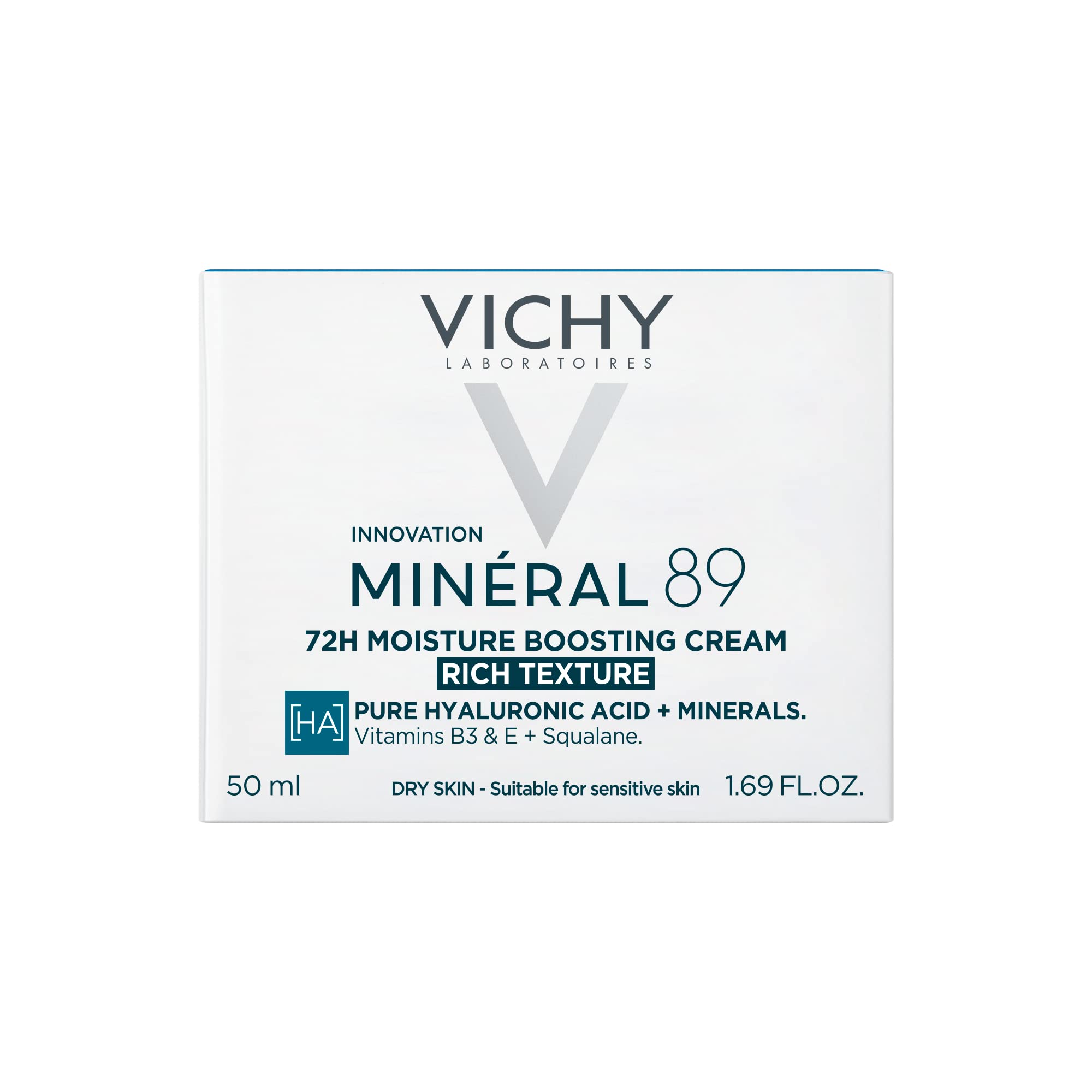 Foto 8 pulgar | Crema Hidratante Vichy Mineral 89 Rich 72h Con Ácido Hialurónico - Venta Internacional.