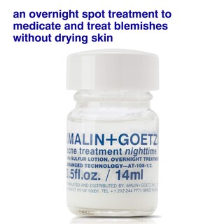 Foto 2 | Tratamiento Para El Acné Nighttime Malin + Goetz 15 Ml Para Todo Tipo De Piel - Venta Internacional.
