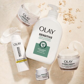 Foto 7 | Crema Hidratante Olay Sensitive Eczema Therapy 50 Ml Con Avena Coloidal - Venta Internacional.