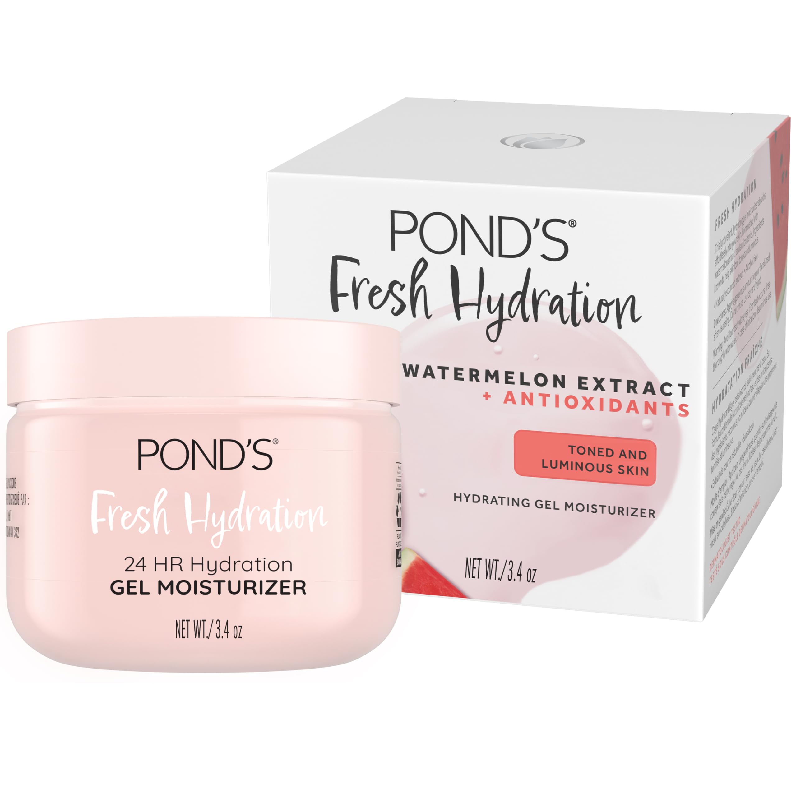 Gel Hidratante Pond's Con Extracto De Sandía, 100 Ml, Para La Piel - Venta Internacional.