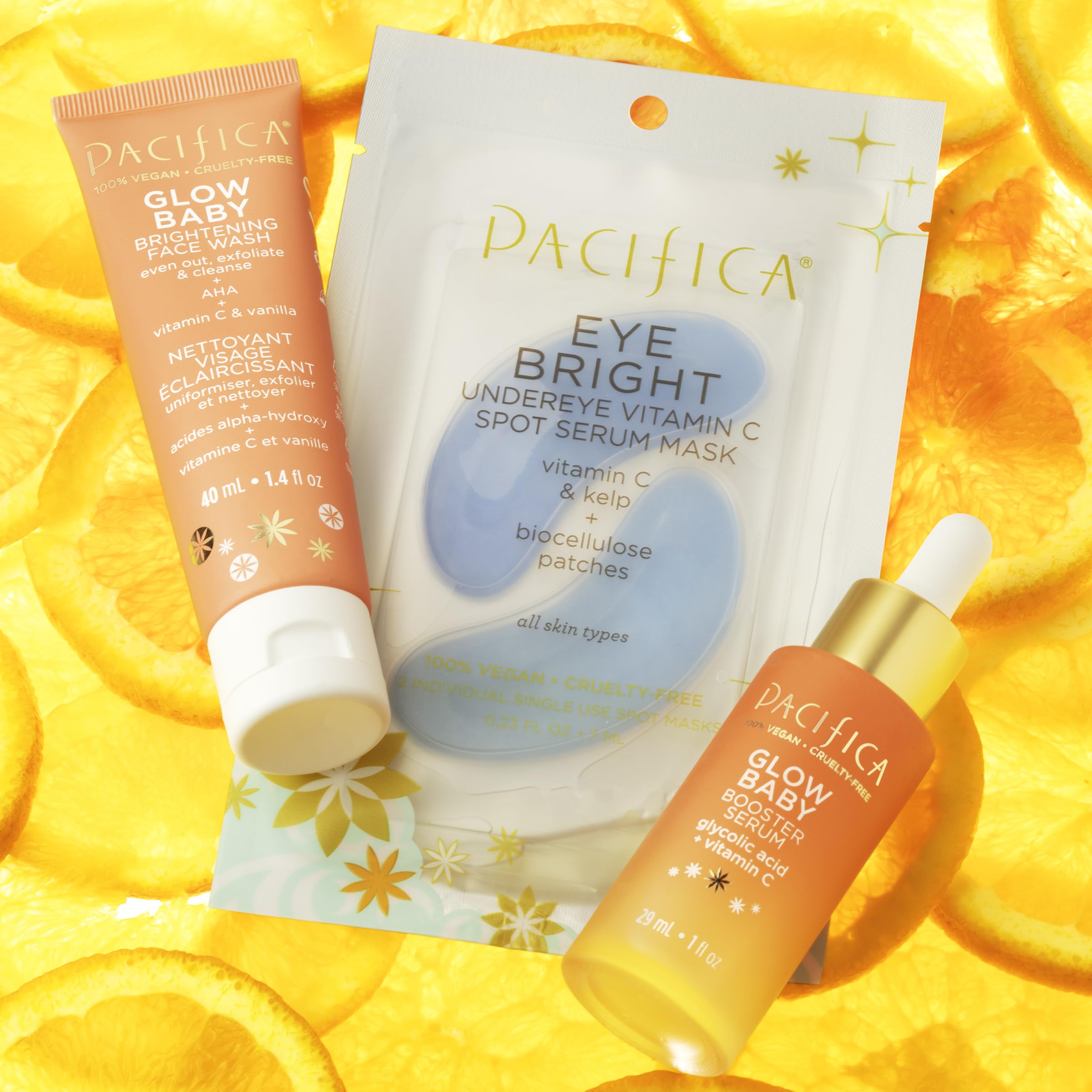Foto 6 pulgar | Set De Regalo Para El Cuidado De La Piel Pacifica Beauty Glow Baby Vitamin C - Venta Internacional.