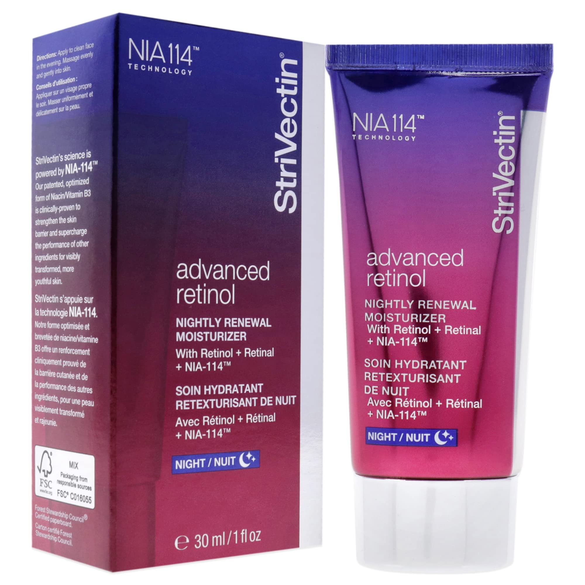 Foto 4 pulgar | Crema Hidratante Strivectin Advanced Retinol Intensive Night 30 Ml - Venta Internacional.