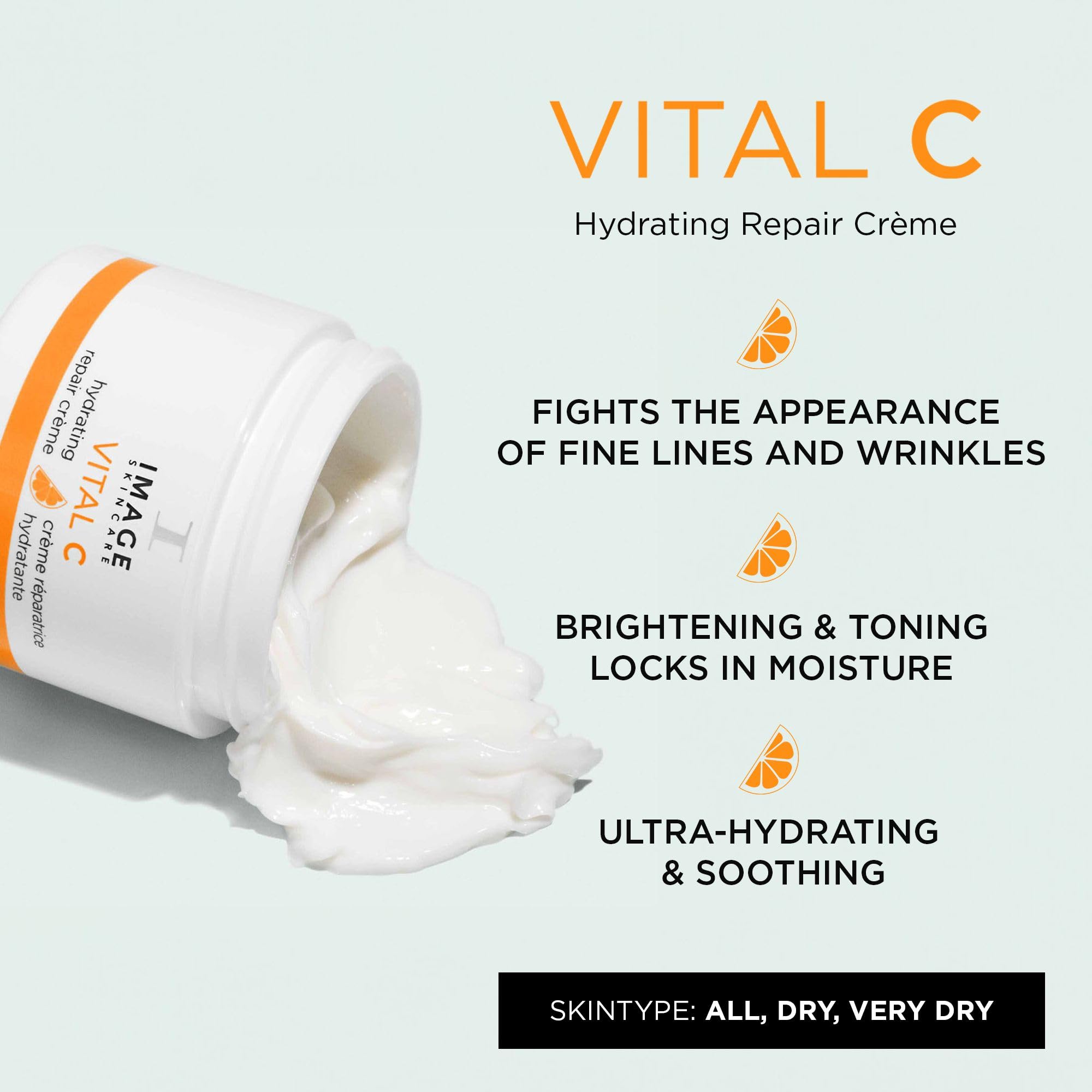 Foto 3 pulgar | Crema De Noche Image Skincare Vital C Hydrating Repair 60 Ml - Venta Internacional.