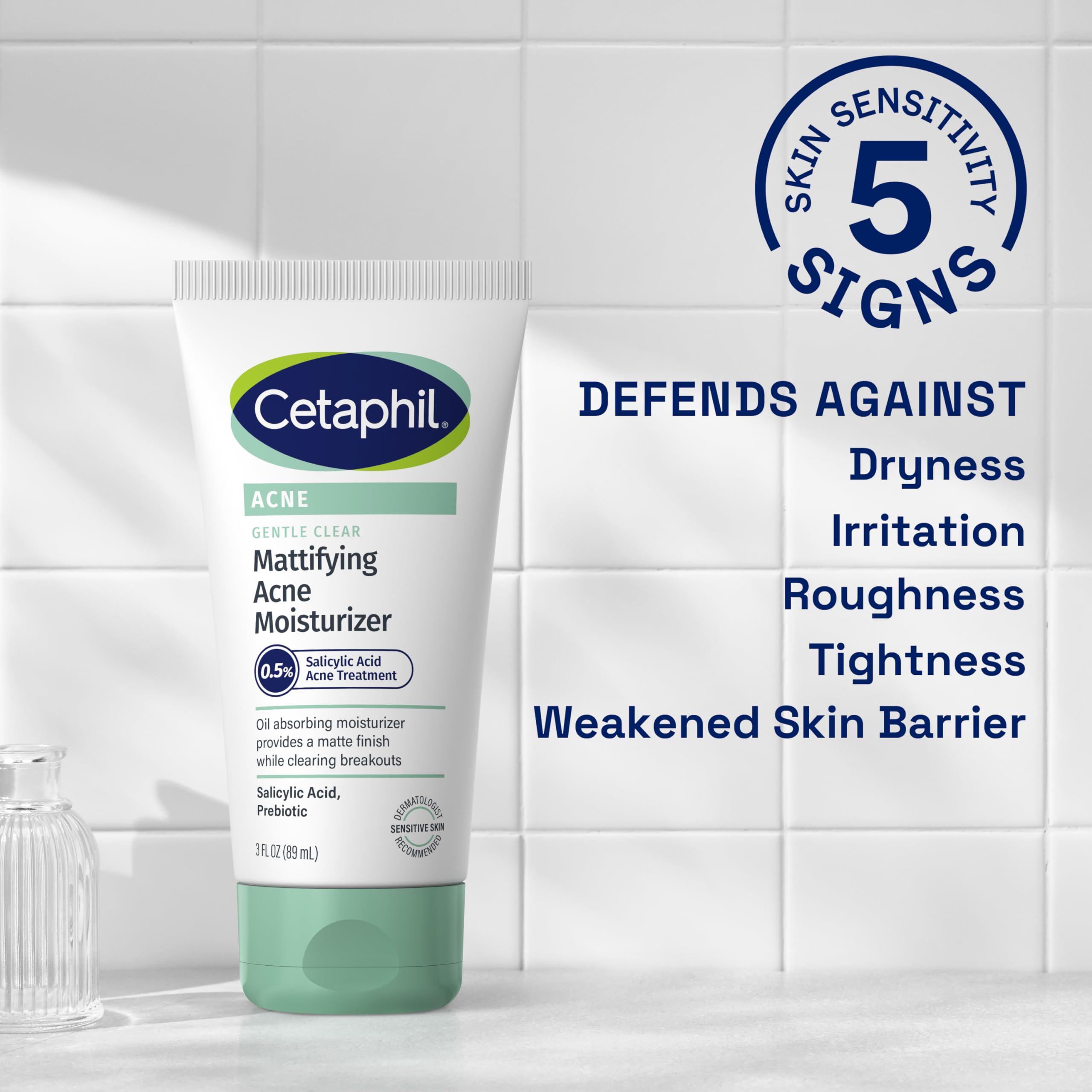 Foto 4 pulgar | Crema Hidratante Cetaphil Gentle Clear Matificante Acné 90 Ml - Venta Internacional.