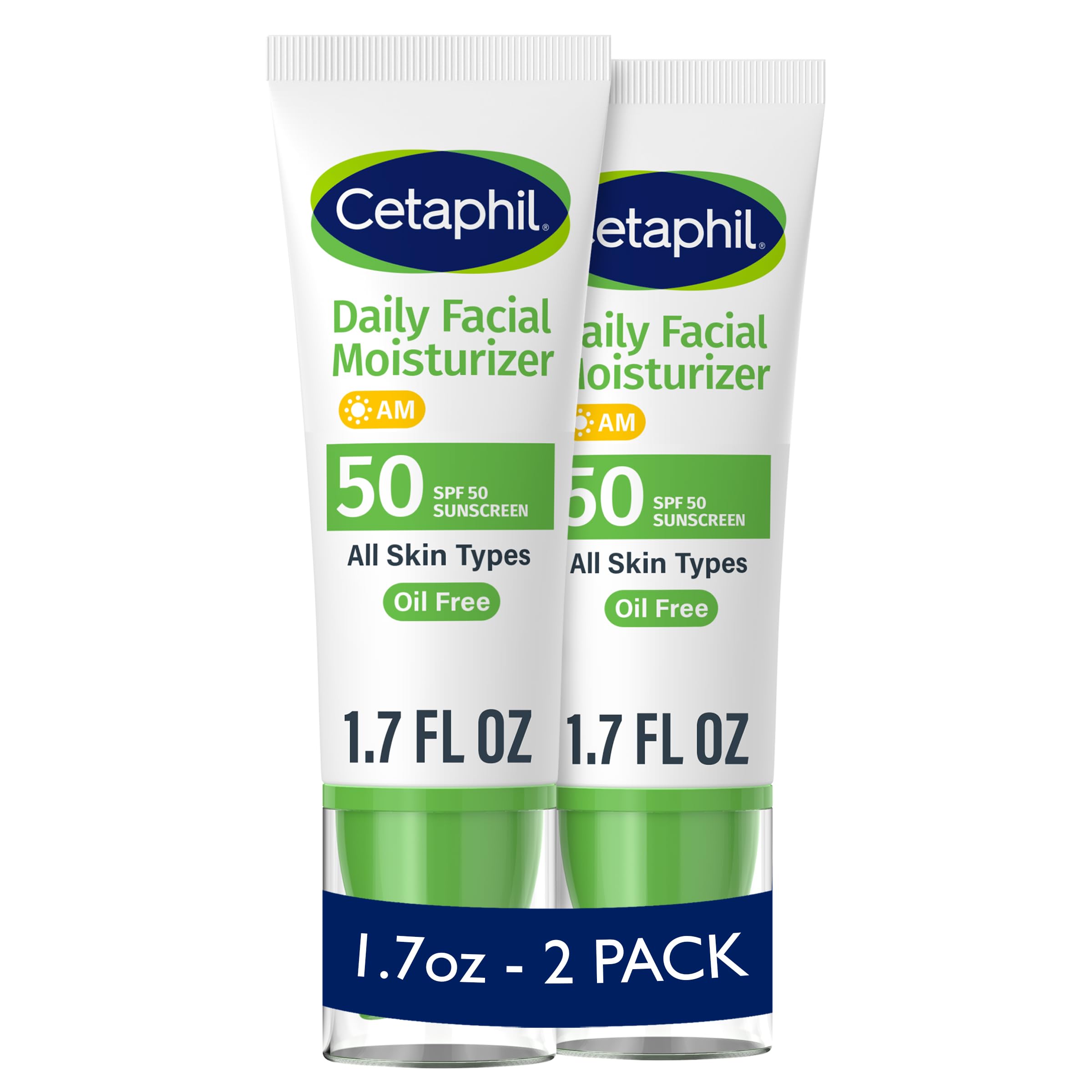 Foto 2 pulgar | Crema Hidratante Facial Cetaphil Daily Spf 50 50 Ml (paquete De 2) - Venta Internacional.