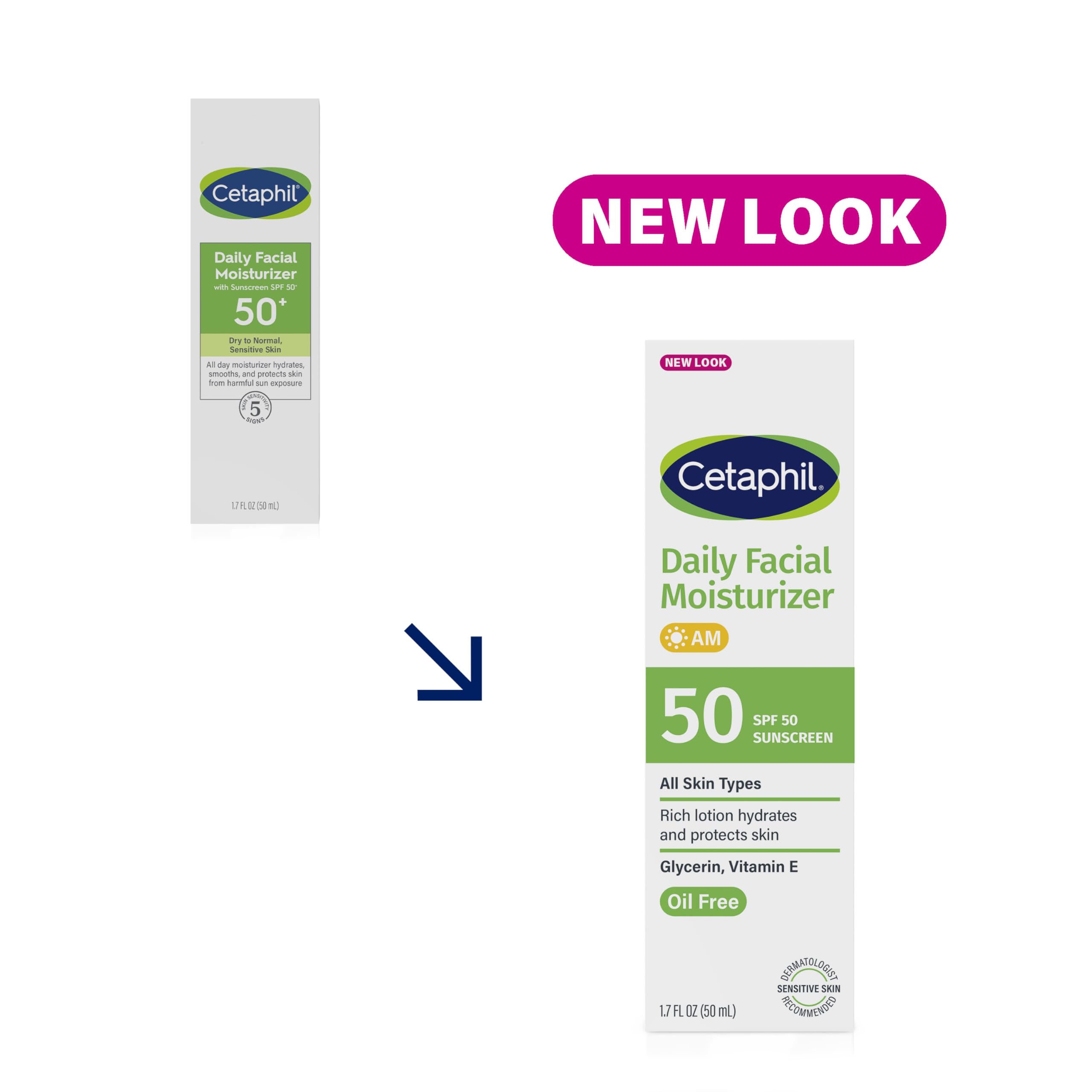 Foto 3 pulgar | Crema Hidratante Facial Cetaphil Daily Spf 50 50 Ml (paquete De 2) - Venta Internacional.