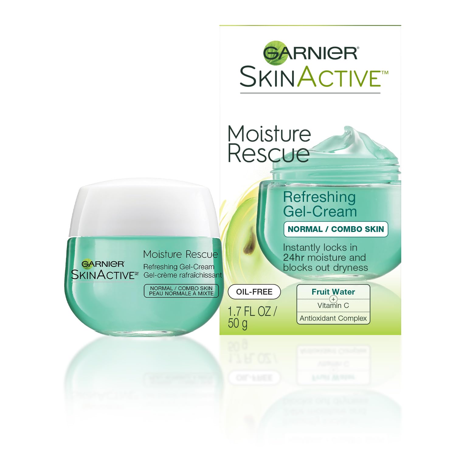 Foto 2 pulgar | Gel En Crema Refrescante Moisture Rescue Garnier Skinactive 50 G - Venta Internacional.