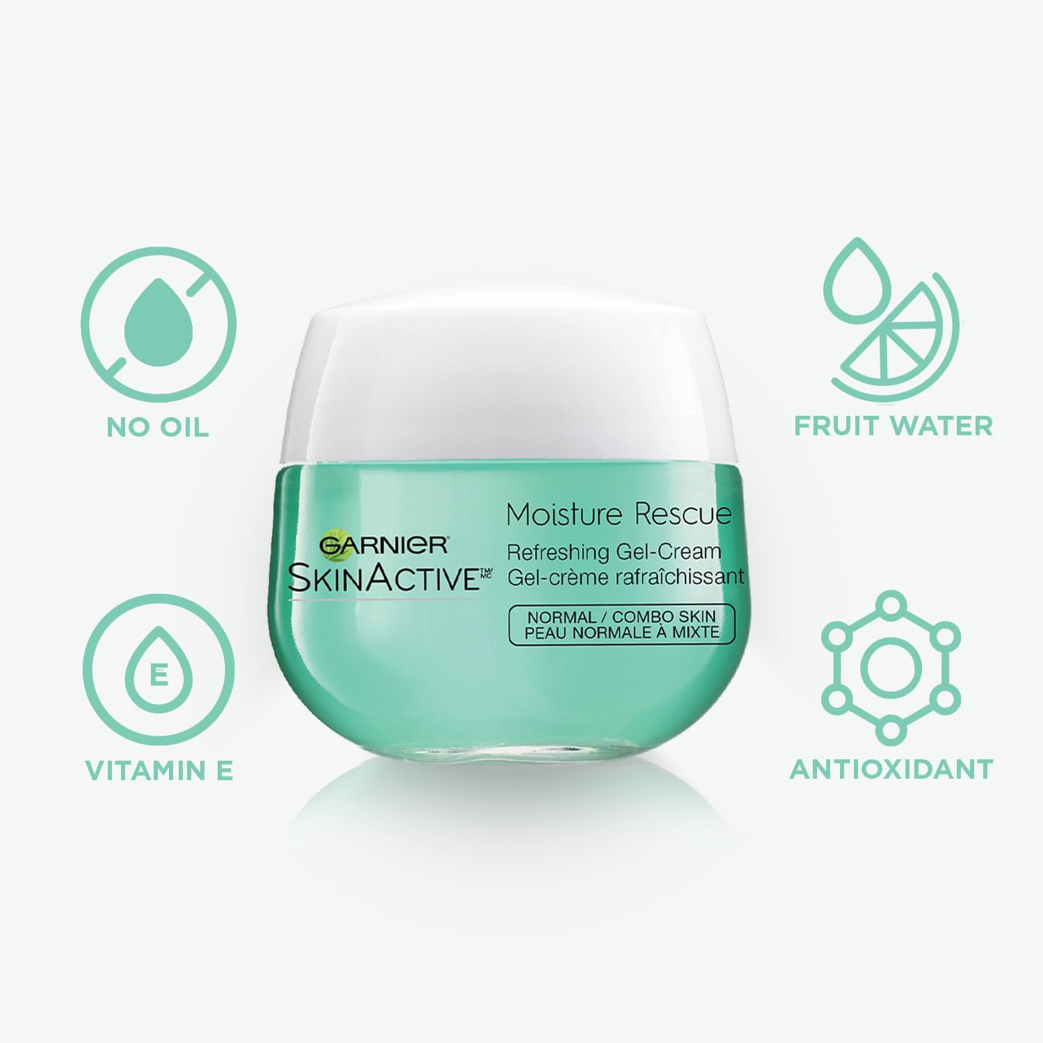 Foto 2 | Gel En Crema Refrescante Moisture Rescue Garnier Skinactive 50 G - Venta Internacional.