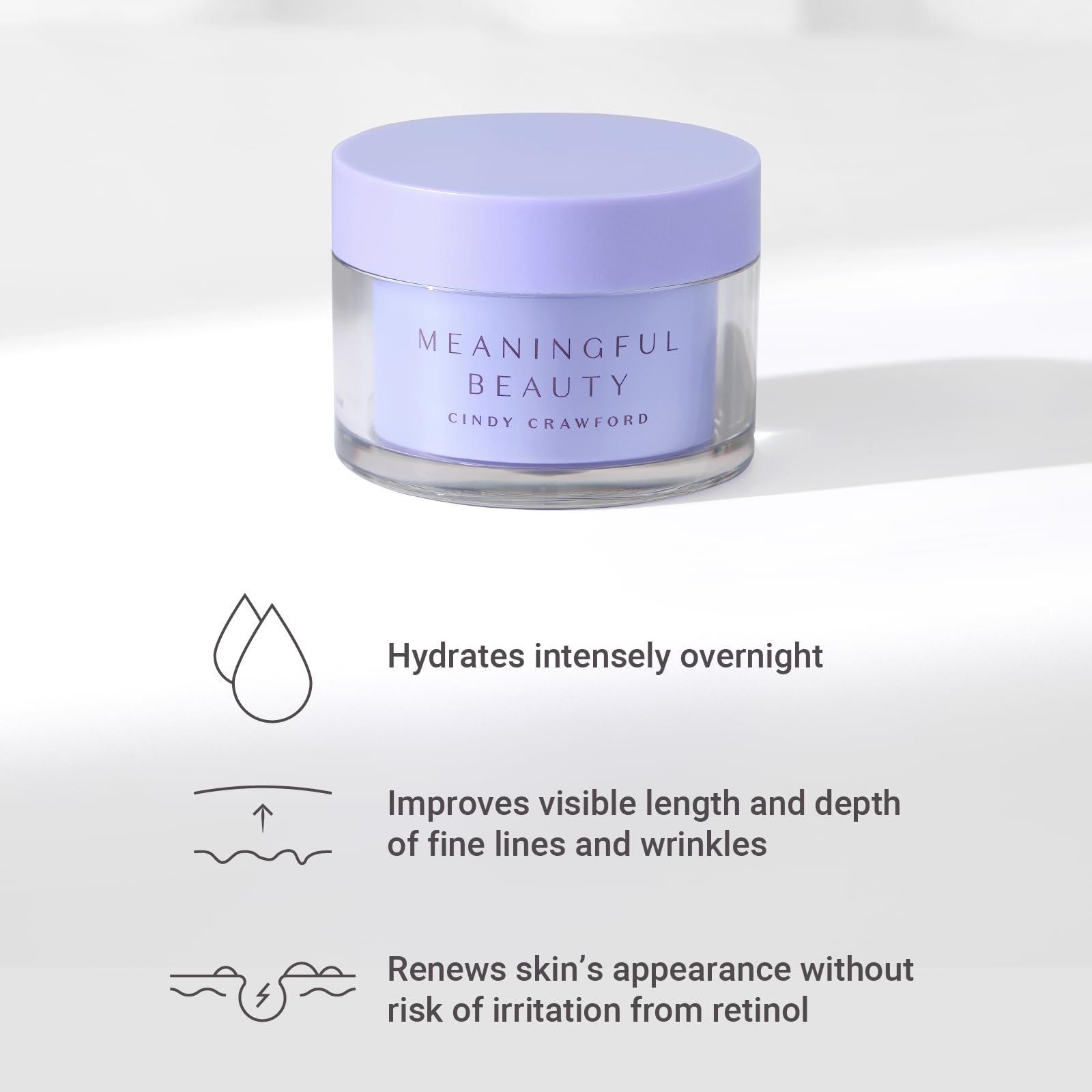 Foto 3 | Crema De Noche Meaningful Beauty Age Recovery 30 Ml Con Melón - Venta Internacional.