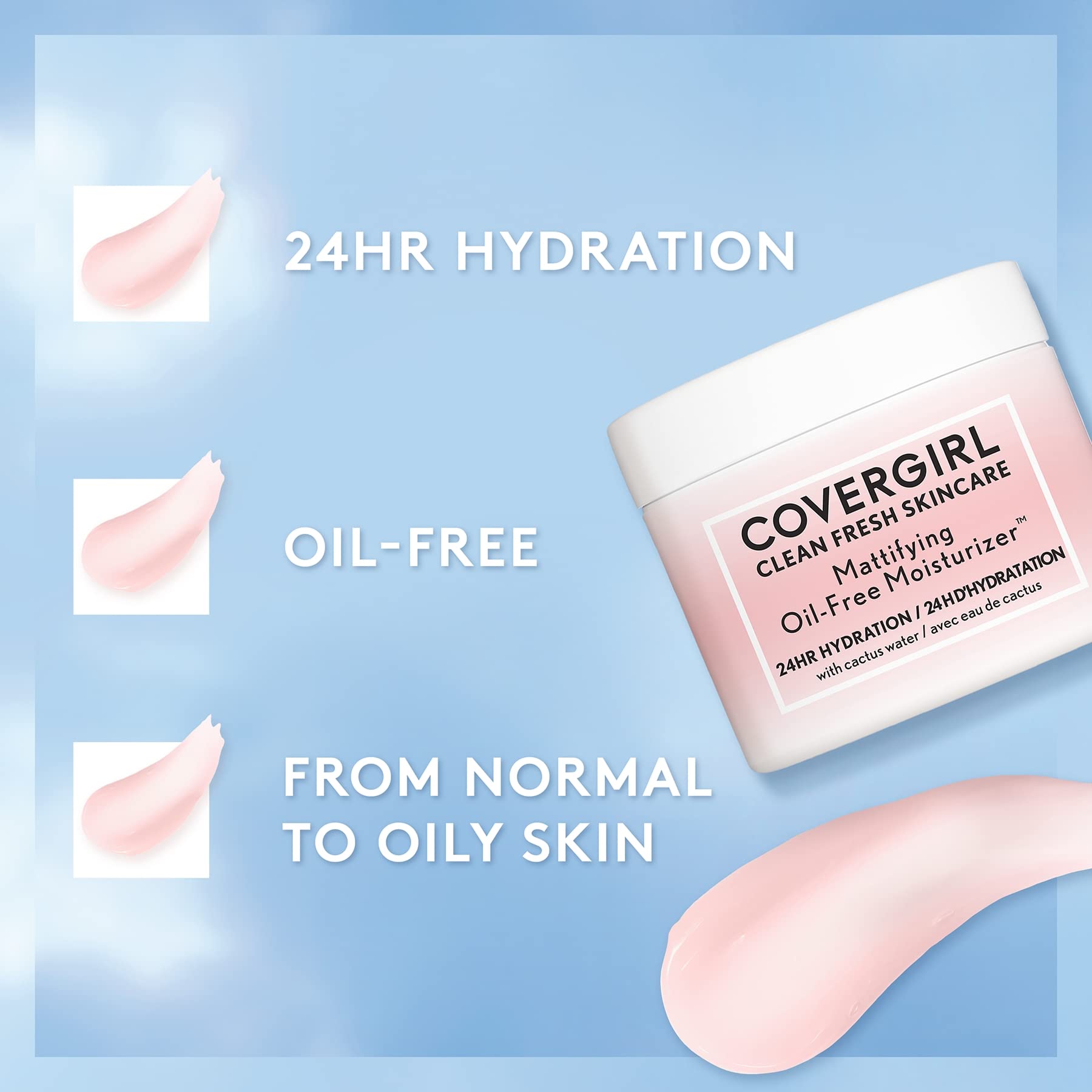 Foto 5 pulgar | Crema Hidratante Covergirl Clean Fresh Skincare Matifying 60 Ml - Venta Internacional.