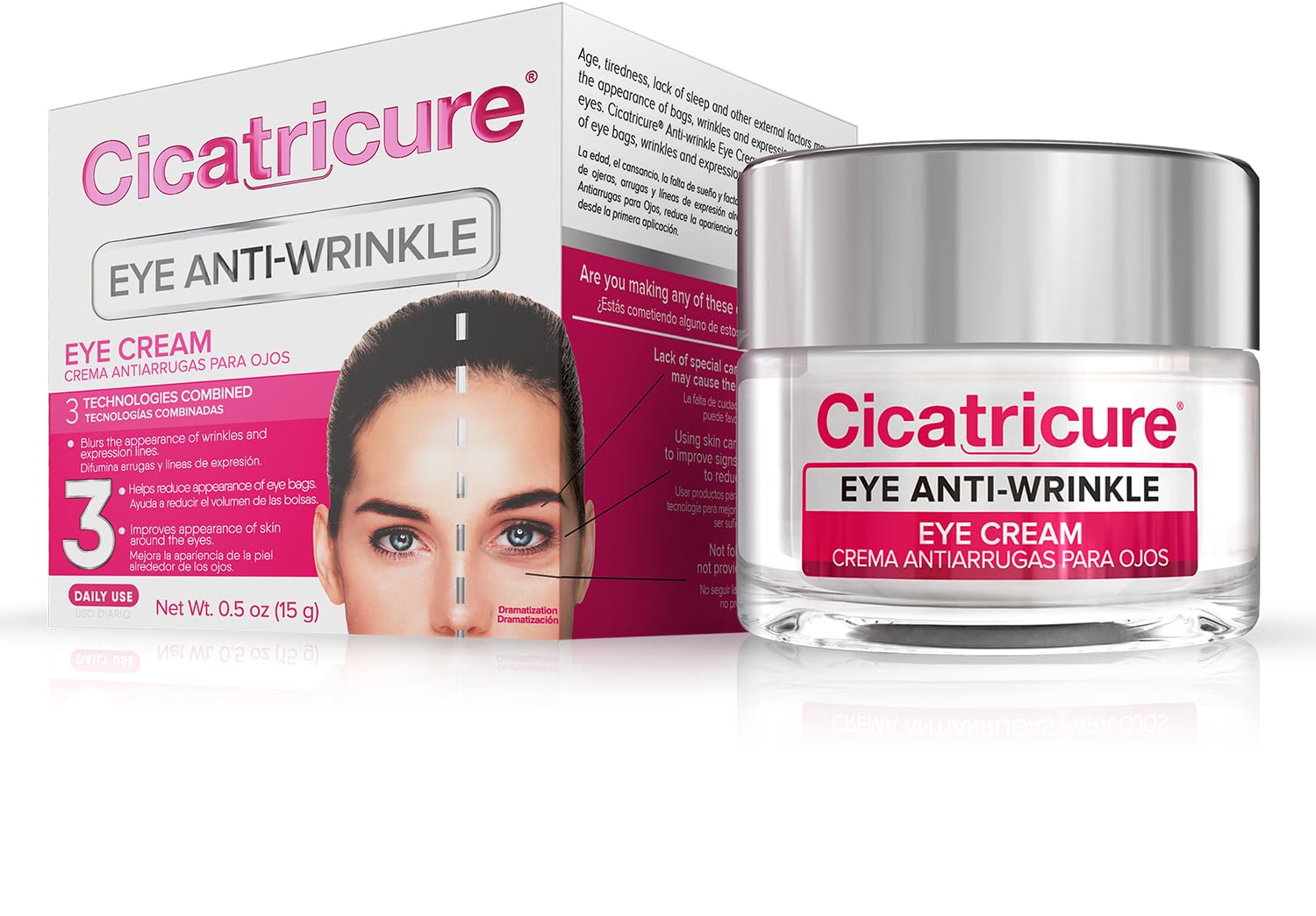 Tratamiento Para Ojos Cicatricure Blur & Filler, Antiarrugas, 15 Ml - Venta Internacional.