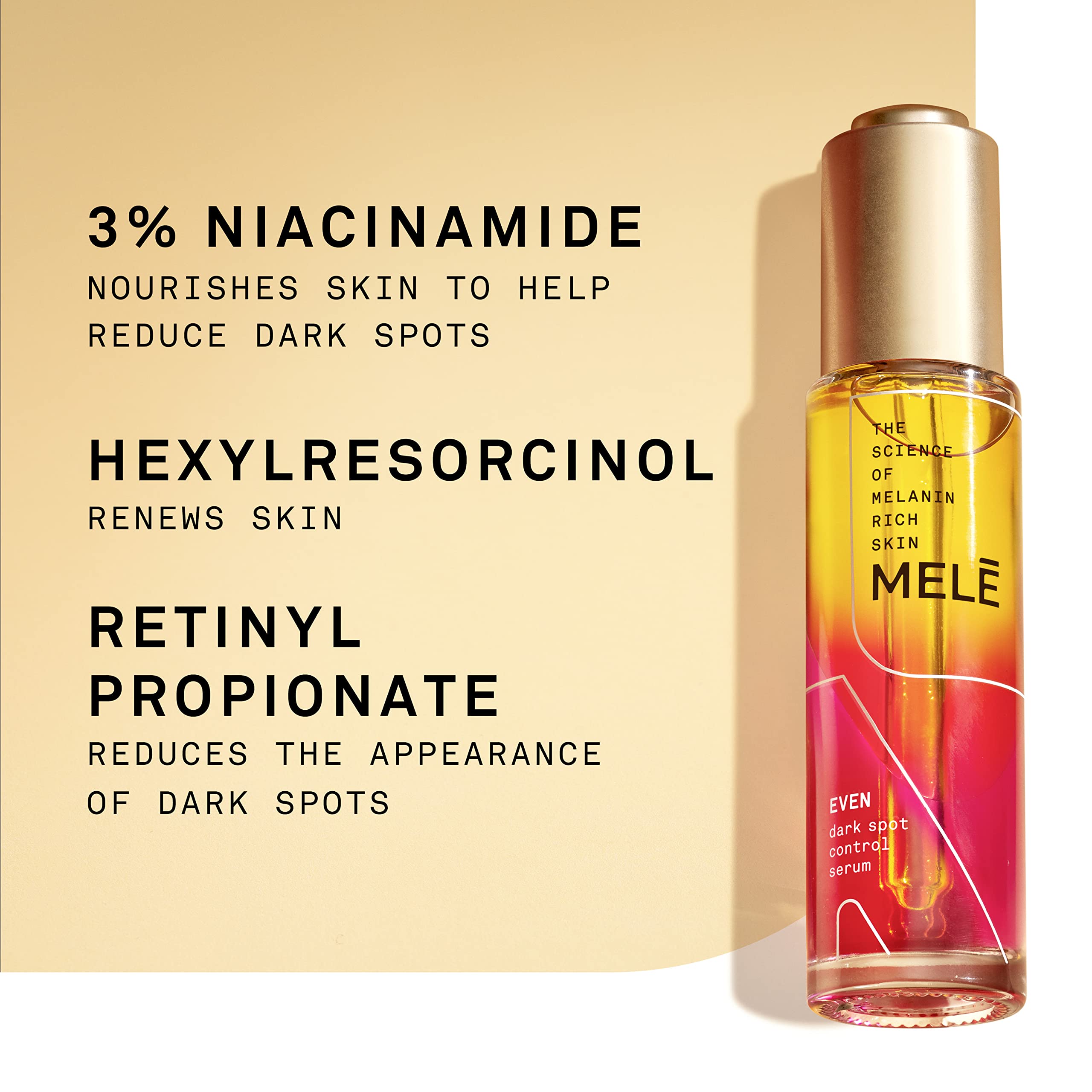 Foto 3 pulgar | Sérum Mele Even Dark Spot Control 30 Ml Con Niacinamida - Venta Internacional.