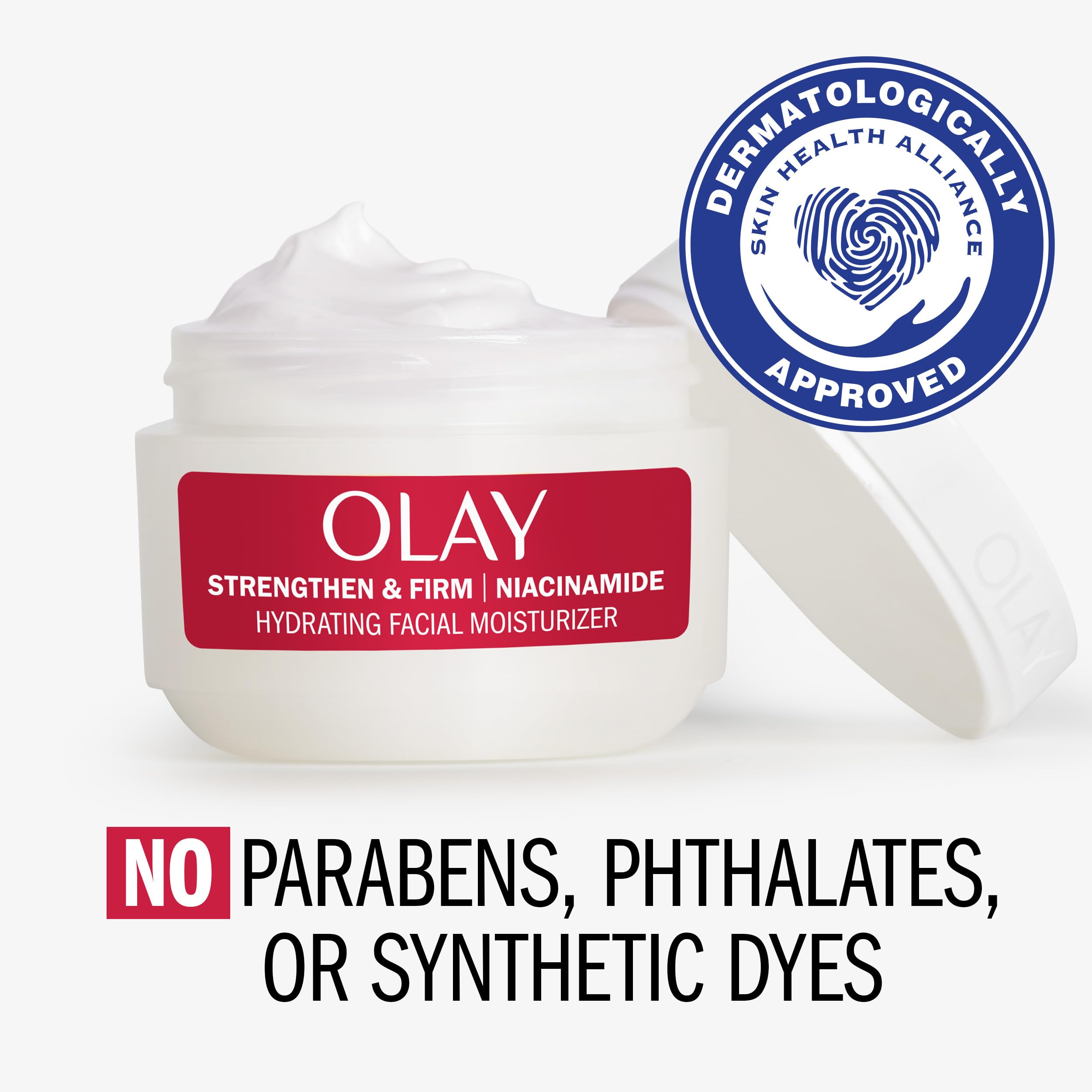 Foto 7 pulgar | Crema Hidratante Olay Strong & Firm Niacinamida De 60 Ml Con Tarro Reciclable - Venta Internacional.