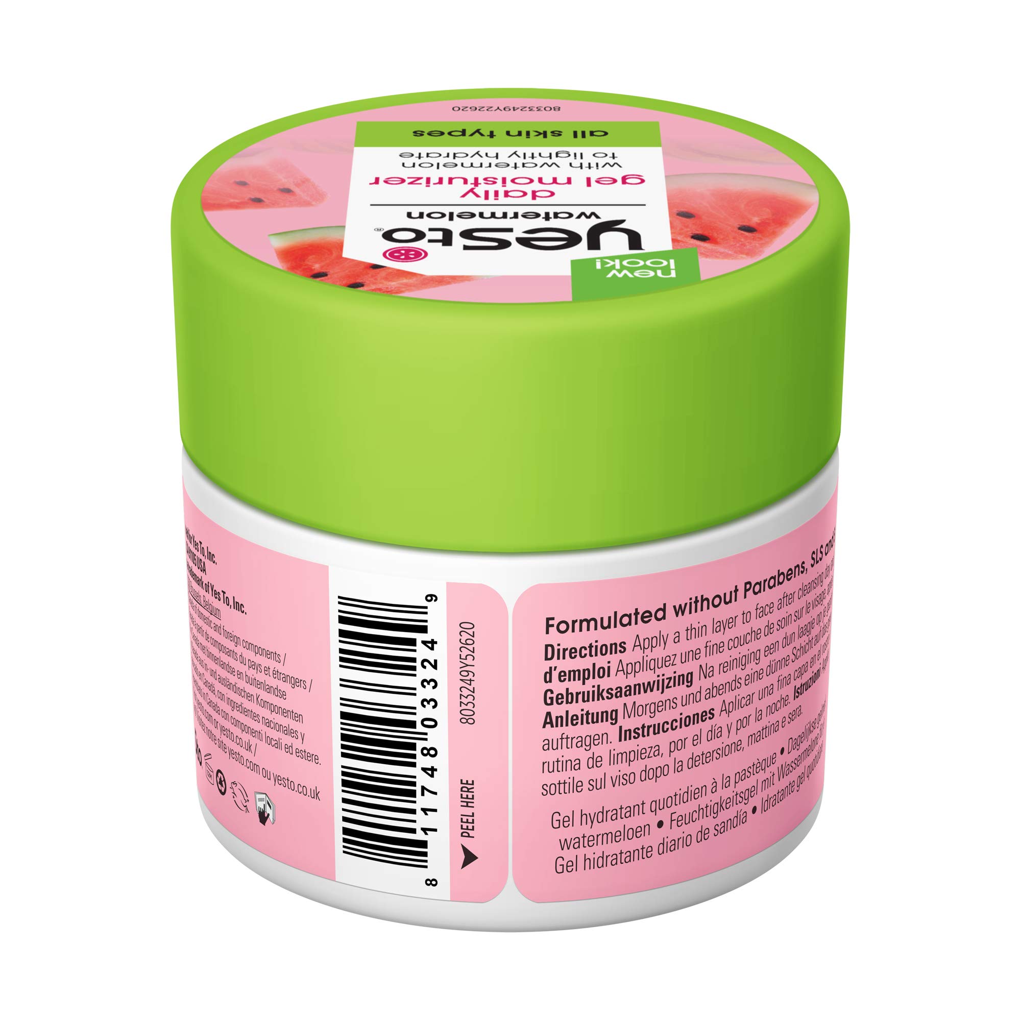 Foto 5 pulgar | Gel Hidratante Yes To Watermelon Para Uso Diario, 50 Ml, Con Antioxidantes - Venta Internacional.