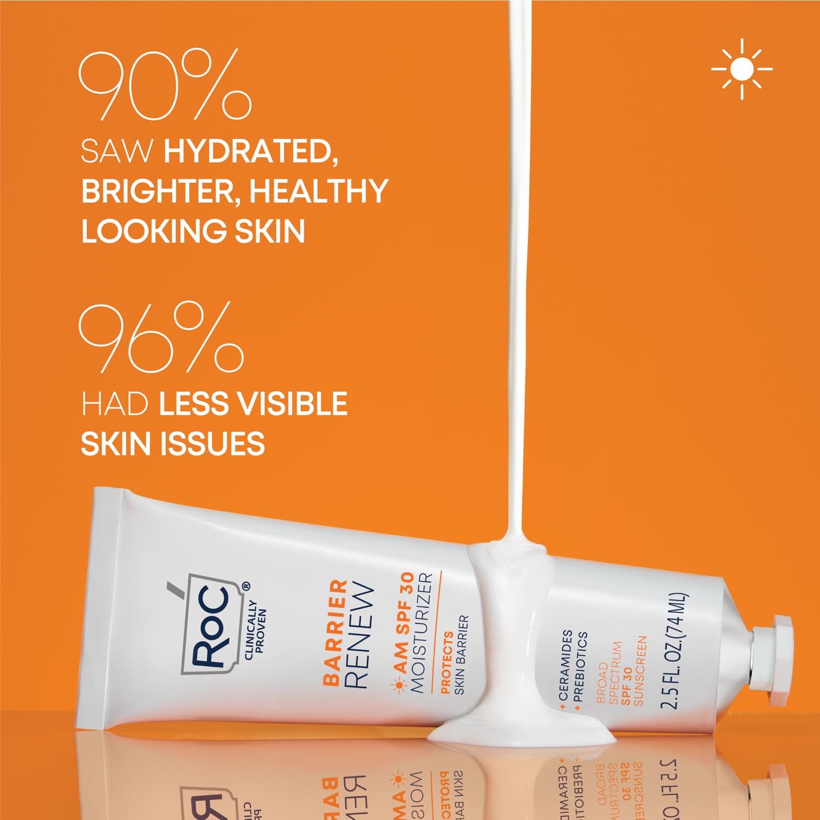 Foto 5 pulgar | Crema Hidratante De Día Roc Barrier Renew Spf 30 Con Ceramidas 75 Ml - Venta Internacional.