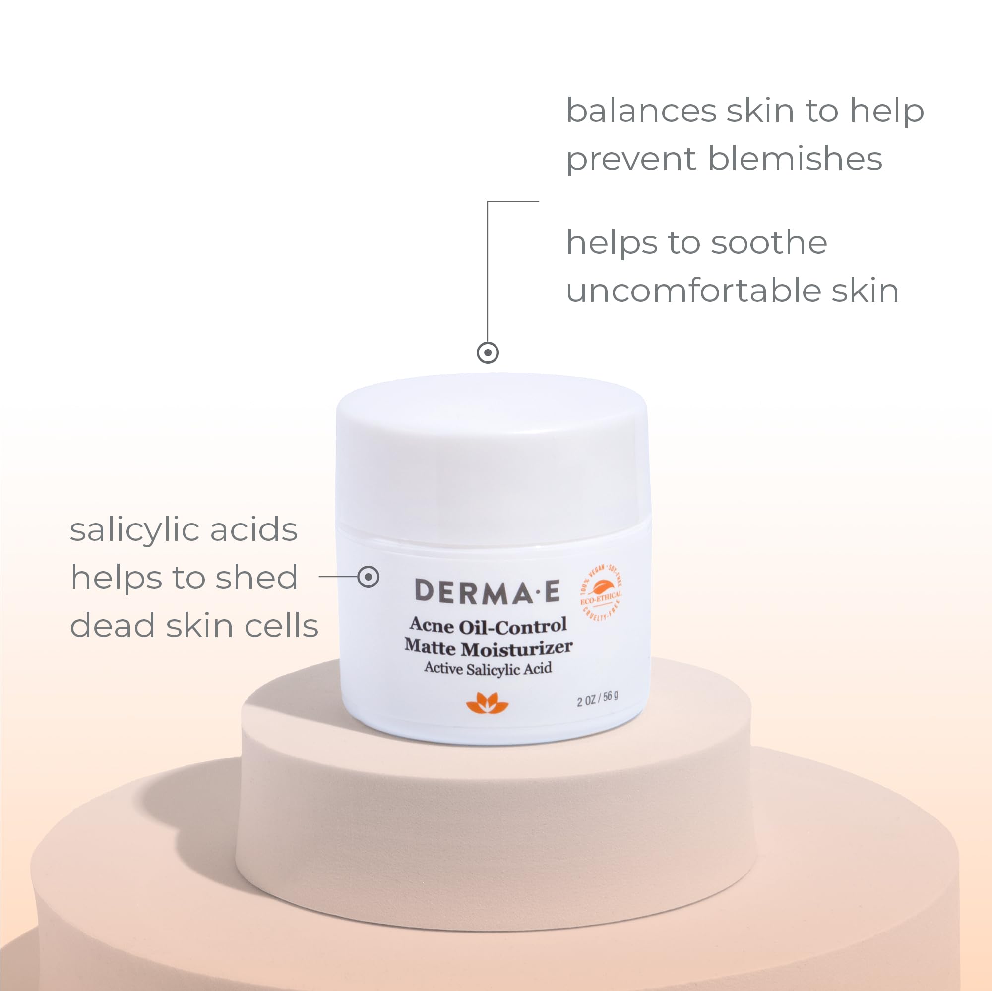 Foto 3 pulgar | Crema Hidratante Derma E Acne Oil Control Con Ácido Salicílico 60 Ml - Venta Internacional.