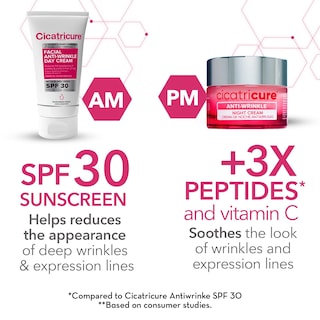 Foto 5 | Crema Antiarrugas Cicatricure Para Día Y Noche Con Protección Uv Spf30, 60 Ml - Venta Internacional.
