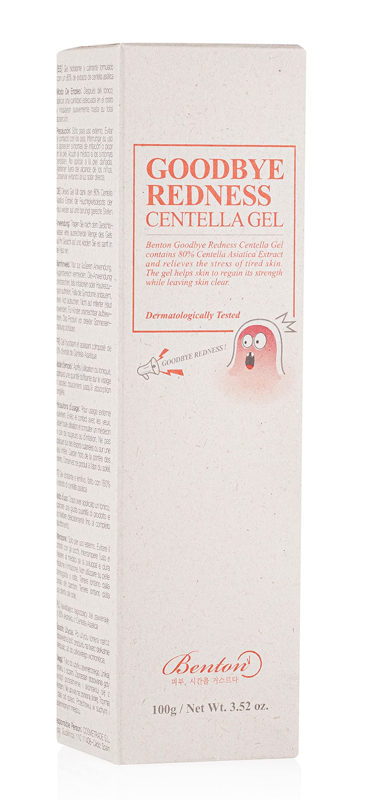 Foto 4 pulgar | Gel Benton Goodbye Redness Centella Con Centella Asiática, 100 Ml - Venta Internacional.