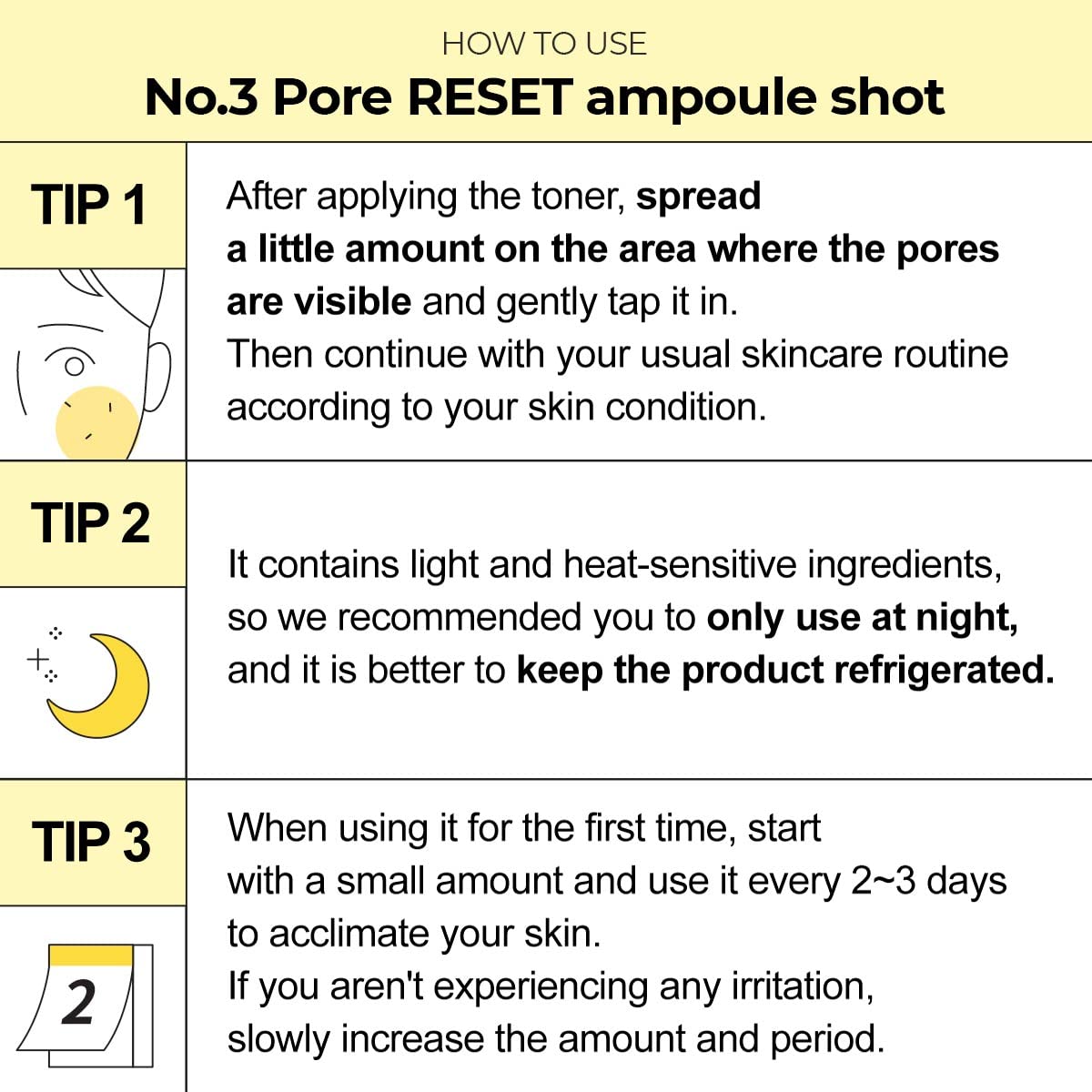 Foto 8 pulgar | Ampoule Shot Numbuzin No.3 Pore Reset Con Retinol, 7 Ml - Venta Internacional.