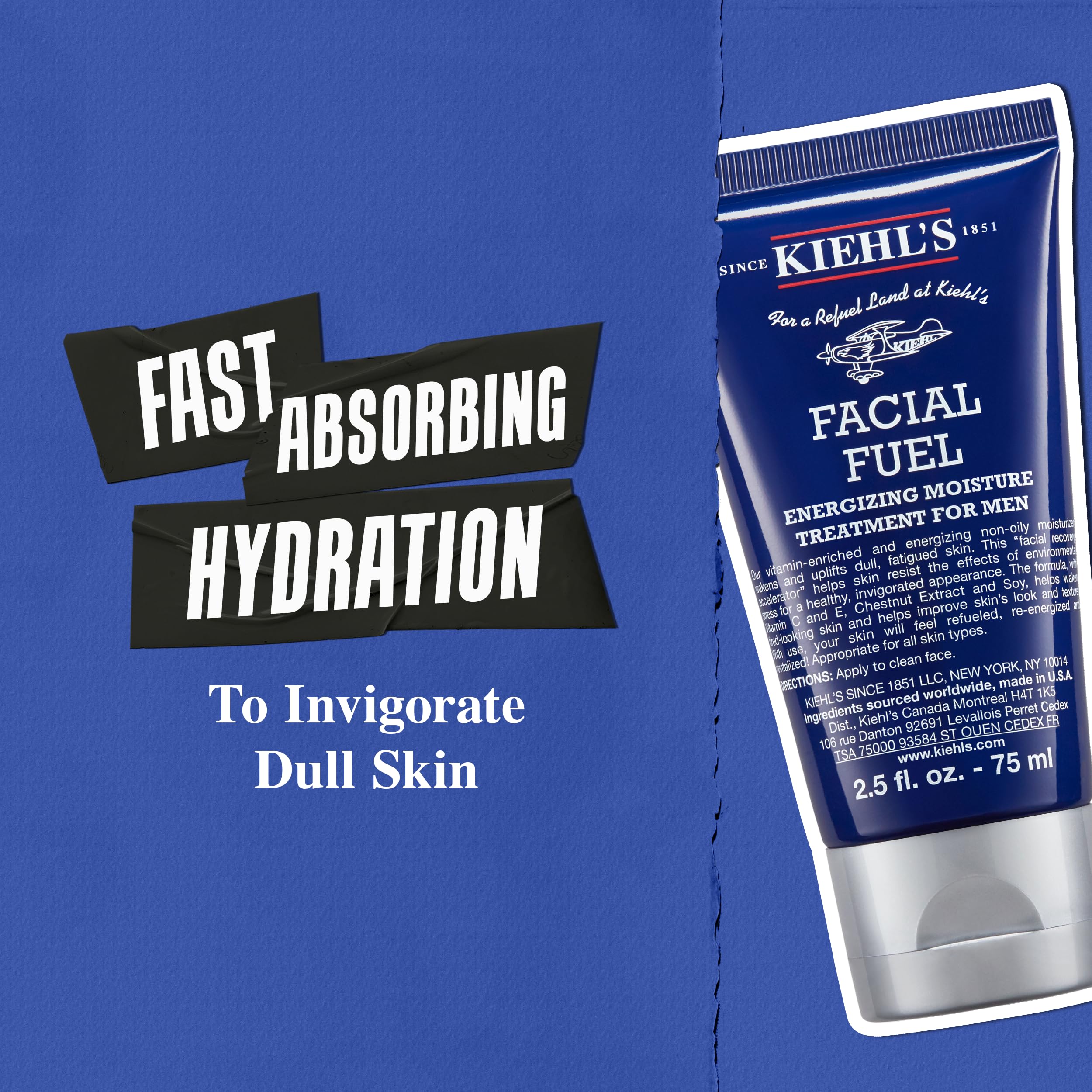 Foto 5 pulgar | Crema Hidratante Kiehl's Facial Fuel Para Hombre Con Vitamina C 125 Ml - Venta Internacional.