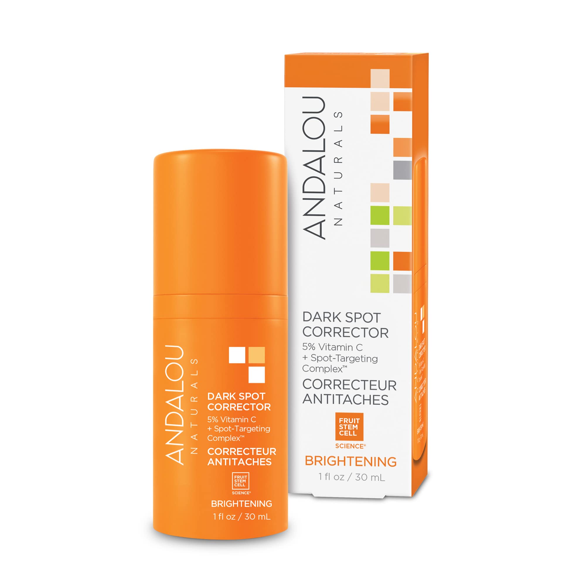Sérum Iluminador Andalou Naturals Corrector De Manchas Oscuras 30 Ml - Venta Internacional.