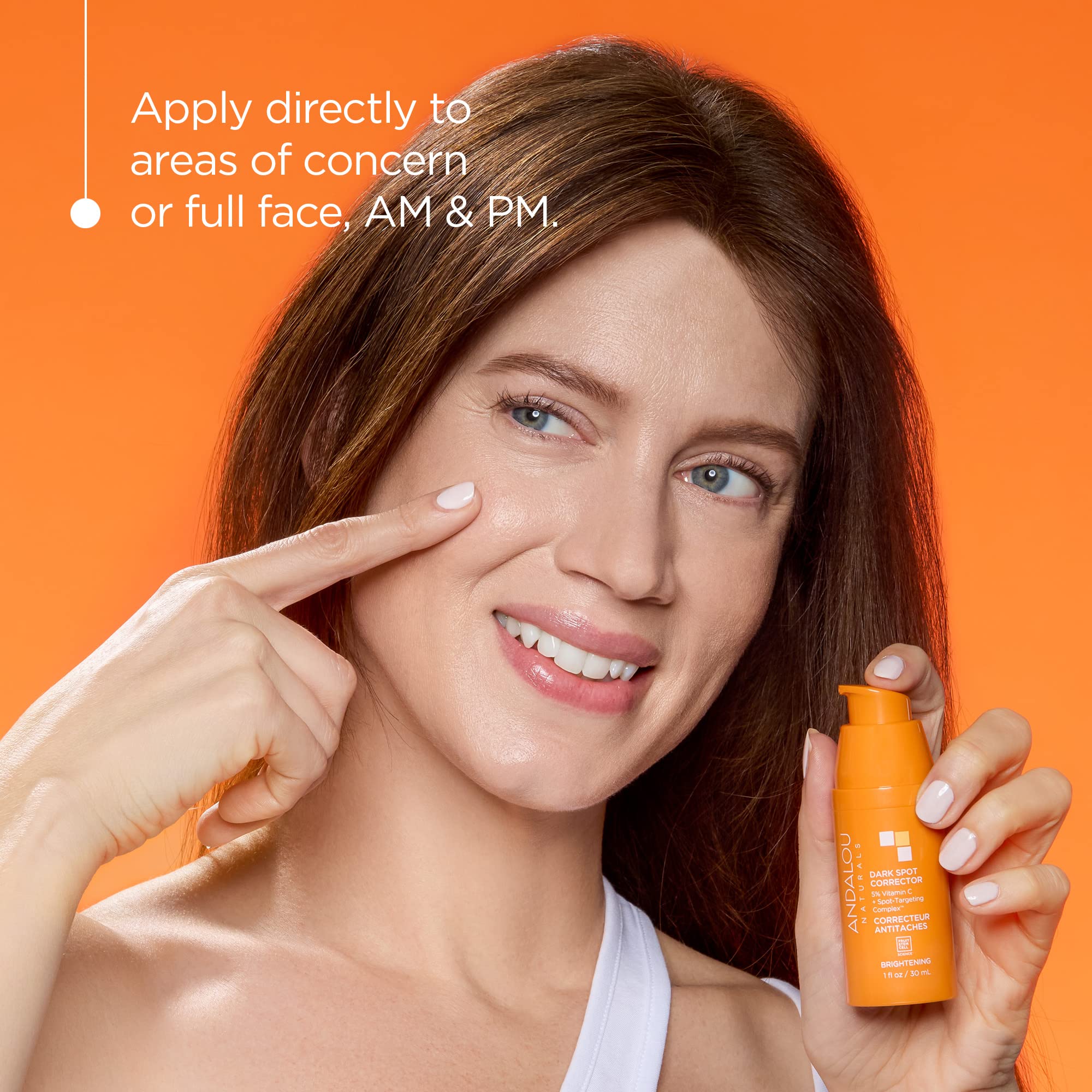 Foto 6 pulgar | Sérum Iluminador Andalou Naturals Corrector De Manchas Oscuras 30 Ml - Venta Internacional.