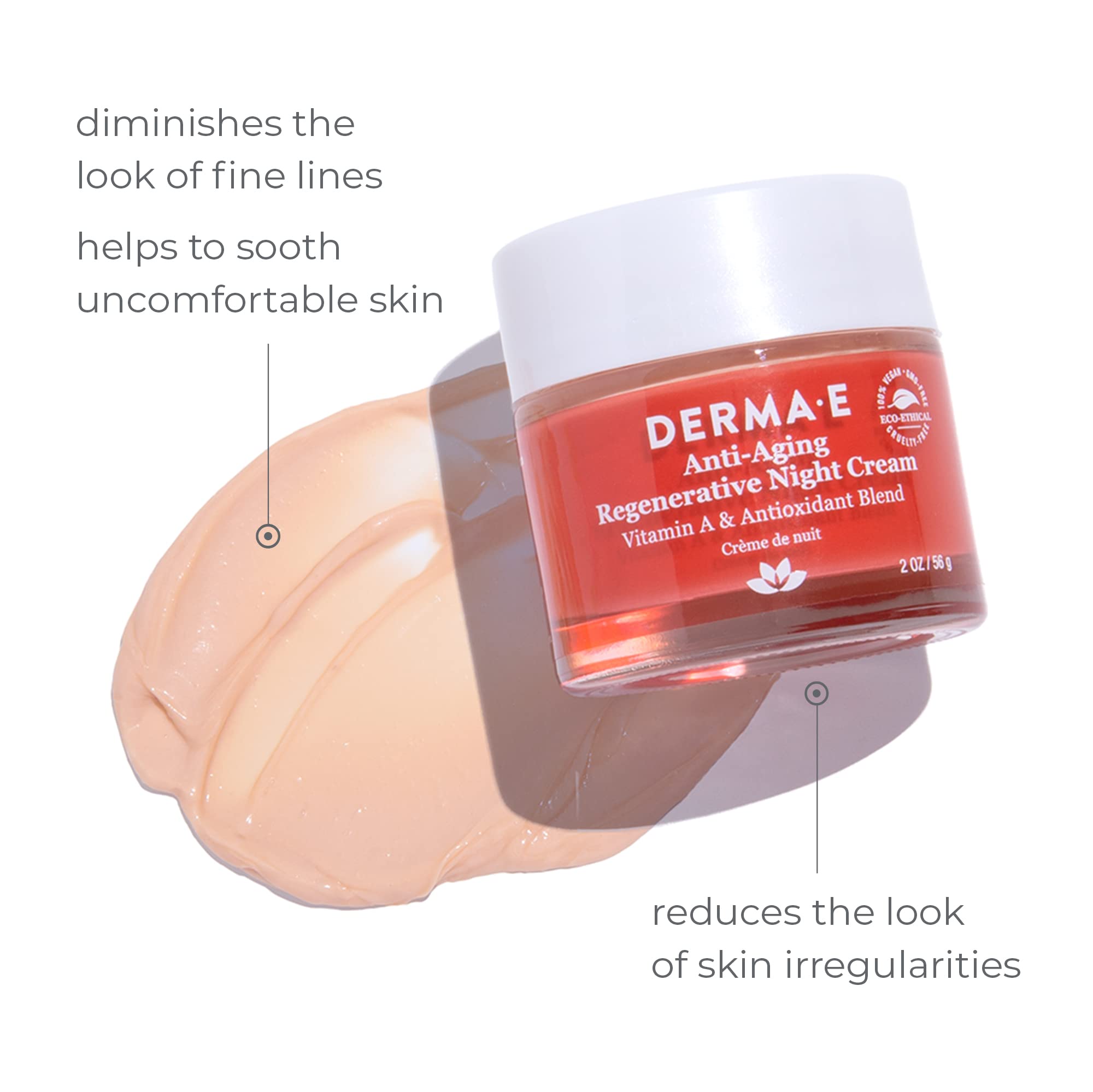 Foto 3 pulgar | Crema de Noche Derma E Regeneradora Antiedad 60 ml con Astaxantina - Venta Internacional