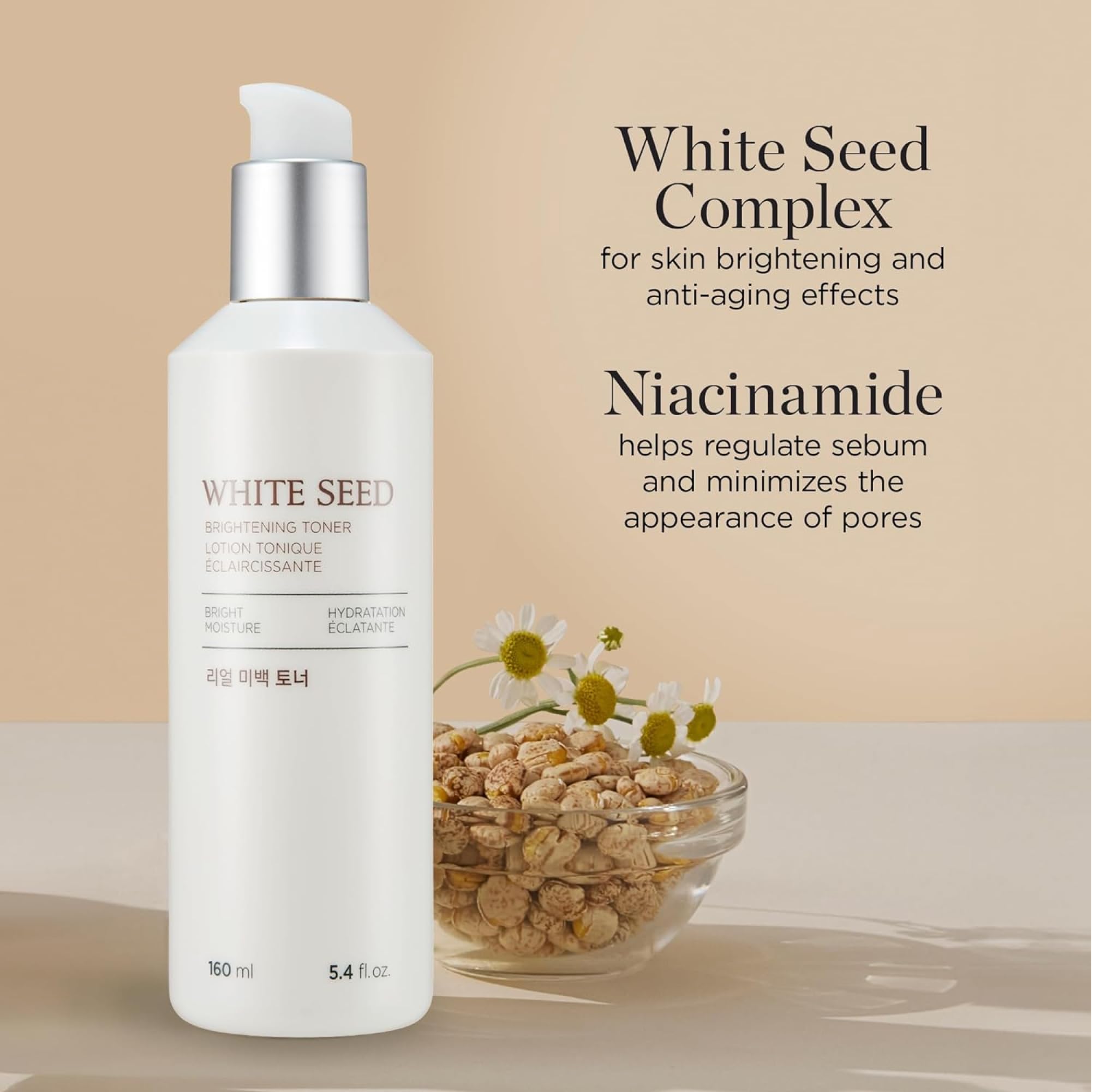 Foto 4 pulgar | Loción Iluminadora Hidratante The Face Shop White Seed - Venta Internacional.