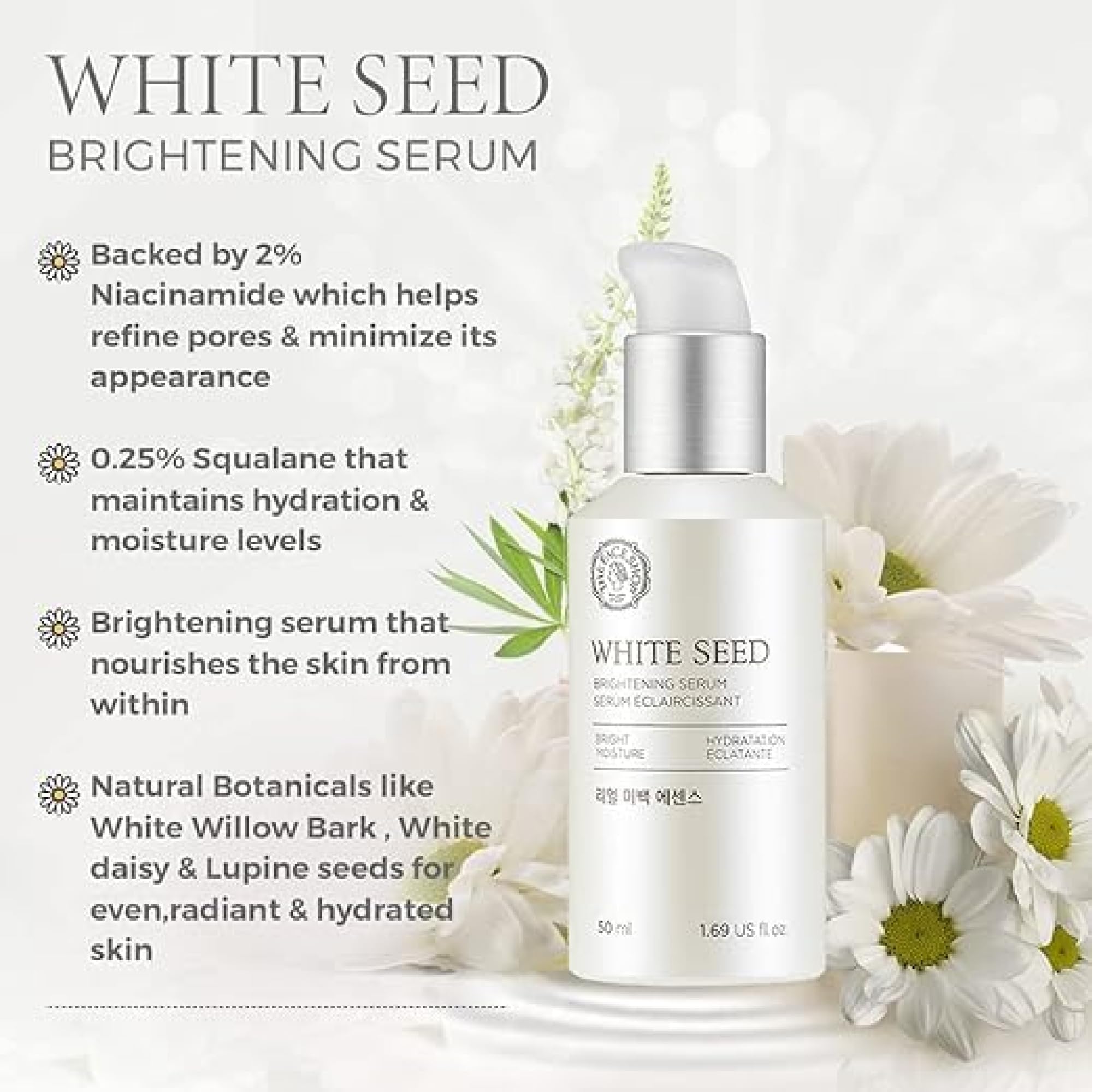 Foto 4 pulgar | Sérum The Face Shop Whiteseed Para Iluminar La Piel Profunda, 50 Ml - Venta Internacional.