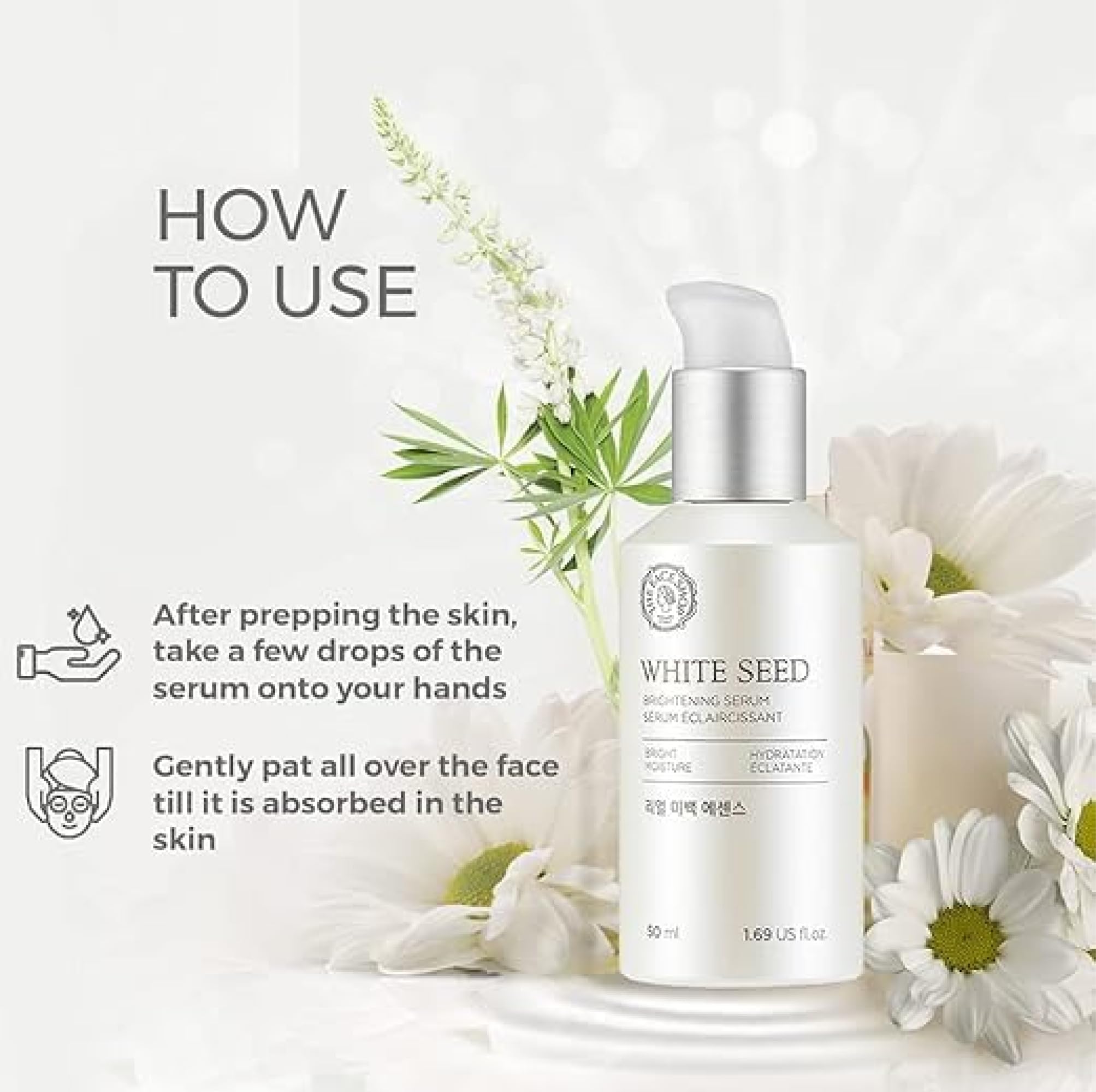 Foto 4 | Sérum The Face Shop Whiteseed Para Iluminar La Piel Profunda, 50 Ml - Venta Internacional.