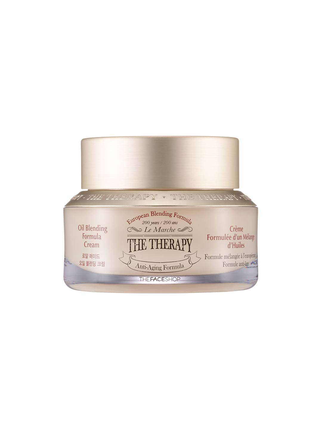 Crema The Face Shop The Therapy, Mezcla De Aceites Antienvejecimiento, 50 Ml - Venta Internacional.