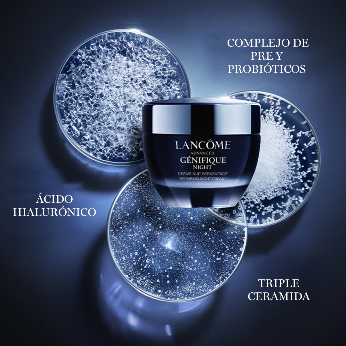 Foto 5 pulgar | Crema De Noche Lancôme Advanced Génifique W/ Bifidus 50 Ml - Venta Internacional.