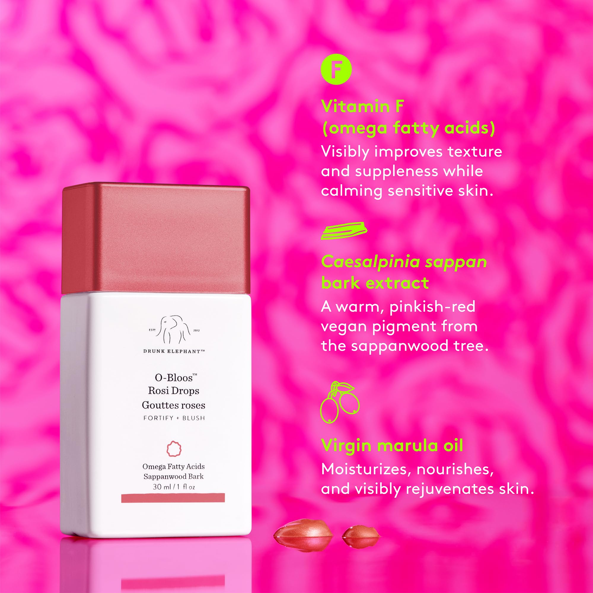 Foto 7 pulgar | Drops Drunk Elephant O-bloos Rosi 30 Ml Para Mujer - Venta Internacional.