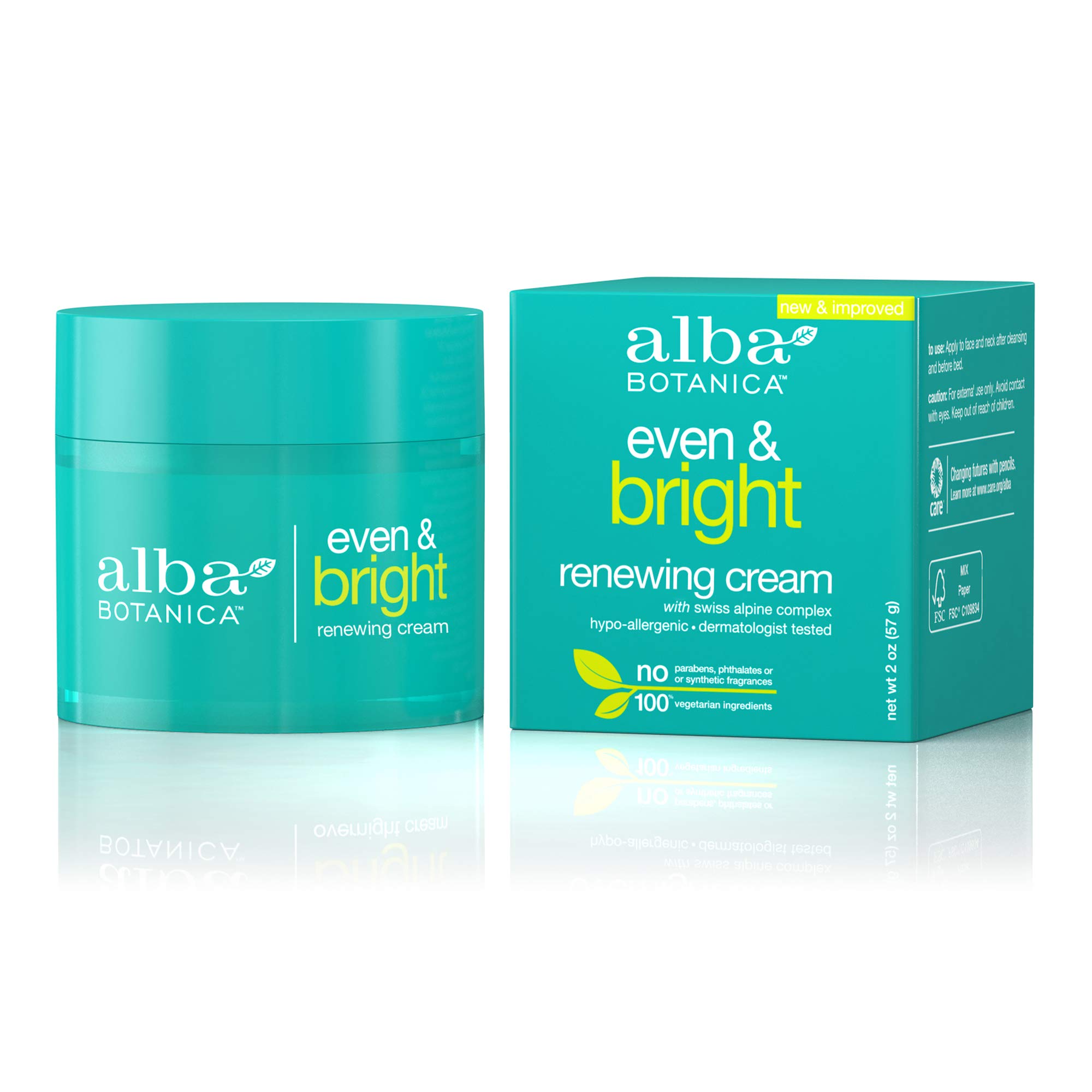 Foto 2 pulgar | Crema Renovadora Alba Botanica Even And Bright 60 Ml - Venta Internacional.