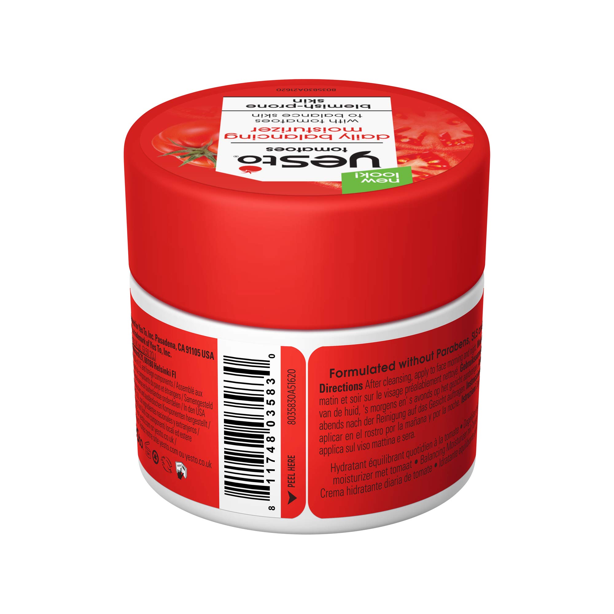 Foto 6 pulgar | Hidratante Yes To Tomatoes Daily Balancing 50 ml Vegano - Venta Internacional