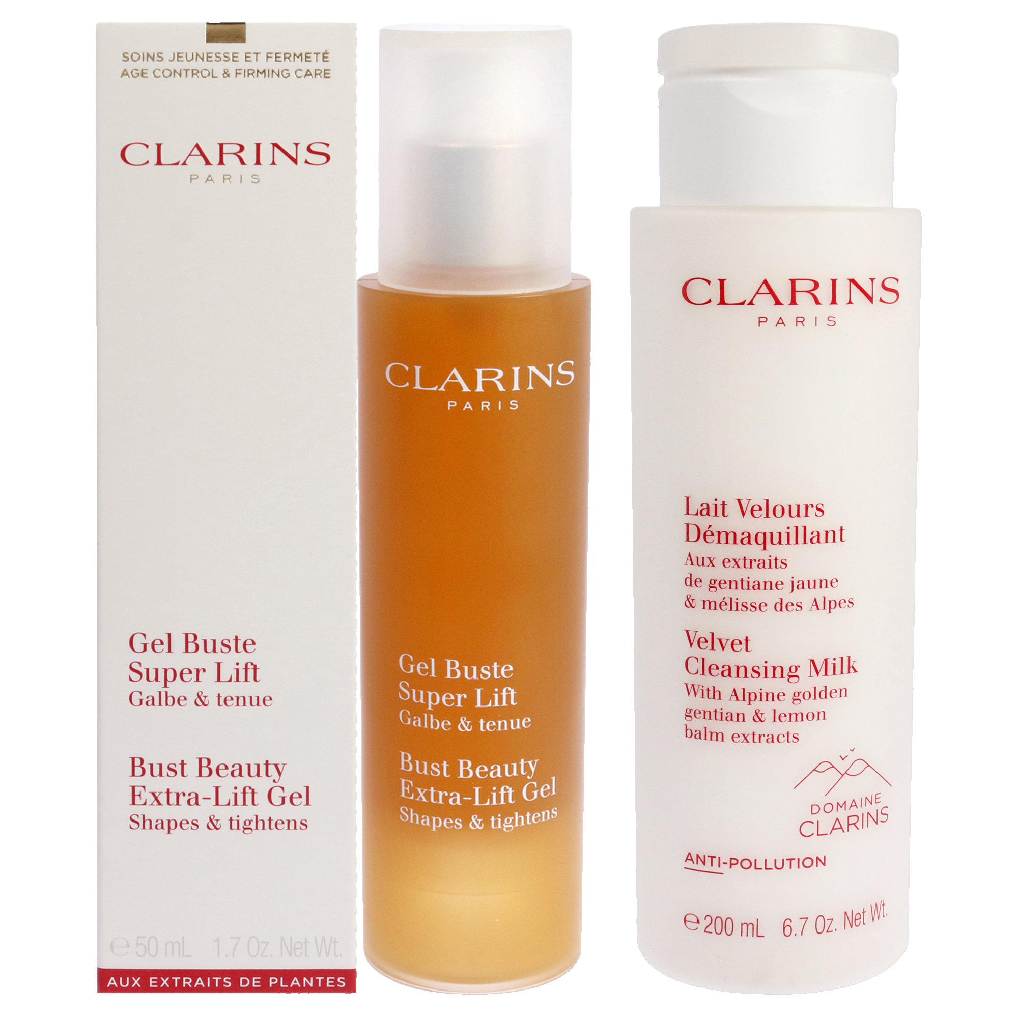 Foto 2 pulgar | Kit De Gel Bust Beauty Clarins Unisex Con Gel De 50 Ml, 2 Unidades - Venta Internacional.