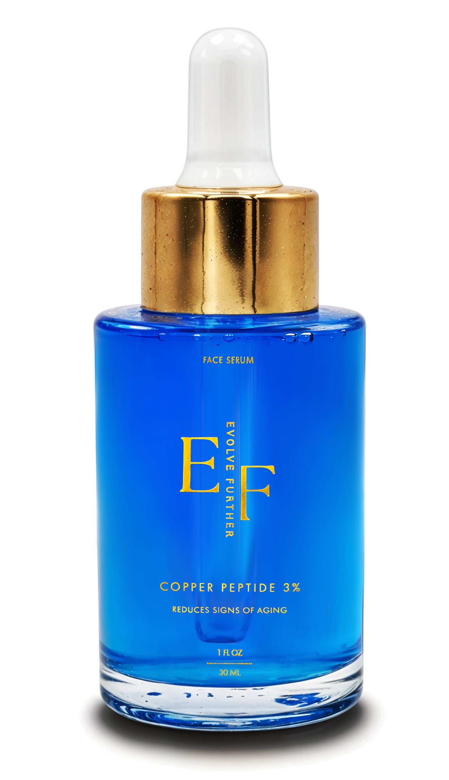 Serum Evolve Further Copper Peptides 3% Con Ácido Hialurónico, 30 Ml - Venta Internacional.