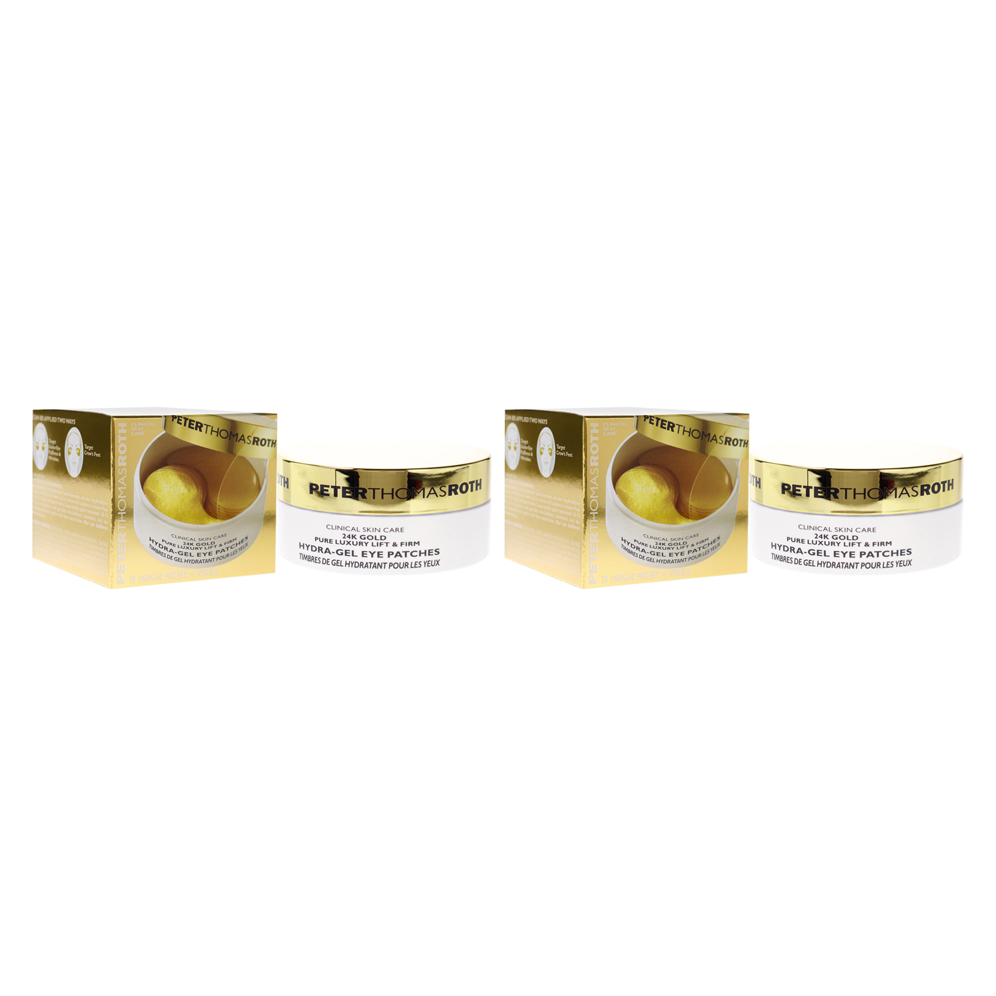 Foto 3 | Parches Para Ojos Peter Thomas Roth, Oro De 24 Quilates, Puro Lujo, 60 Unidades - Venta Internacional.